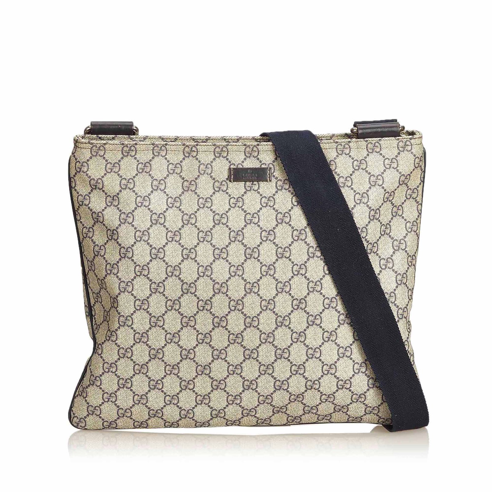 Gucci Guccissima Beige/Brown Small Crossbody Bag Good Condition