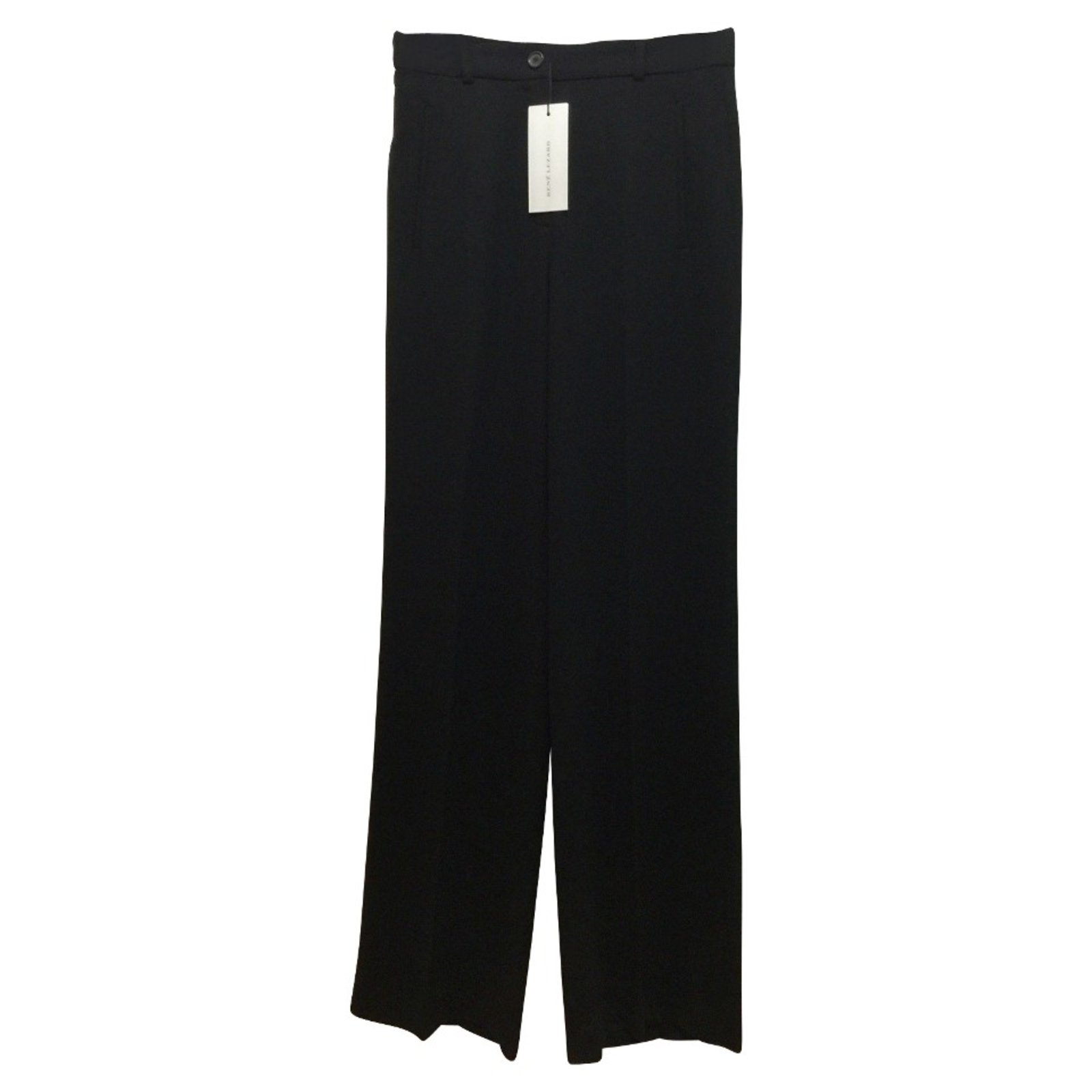 Mode Pantalons Pantalons en jersey René Lezard Ren\u00e9 Lezard Pantalon en jersey noir style d\u00e9contract\u00e9 