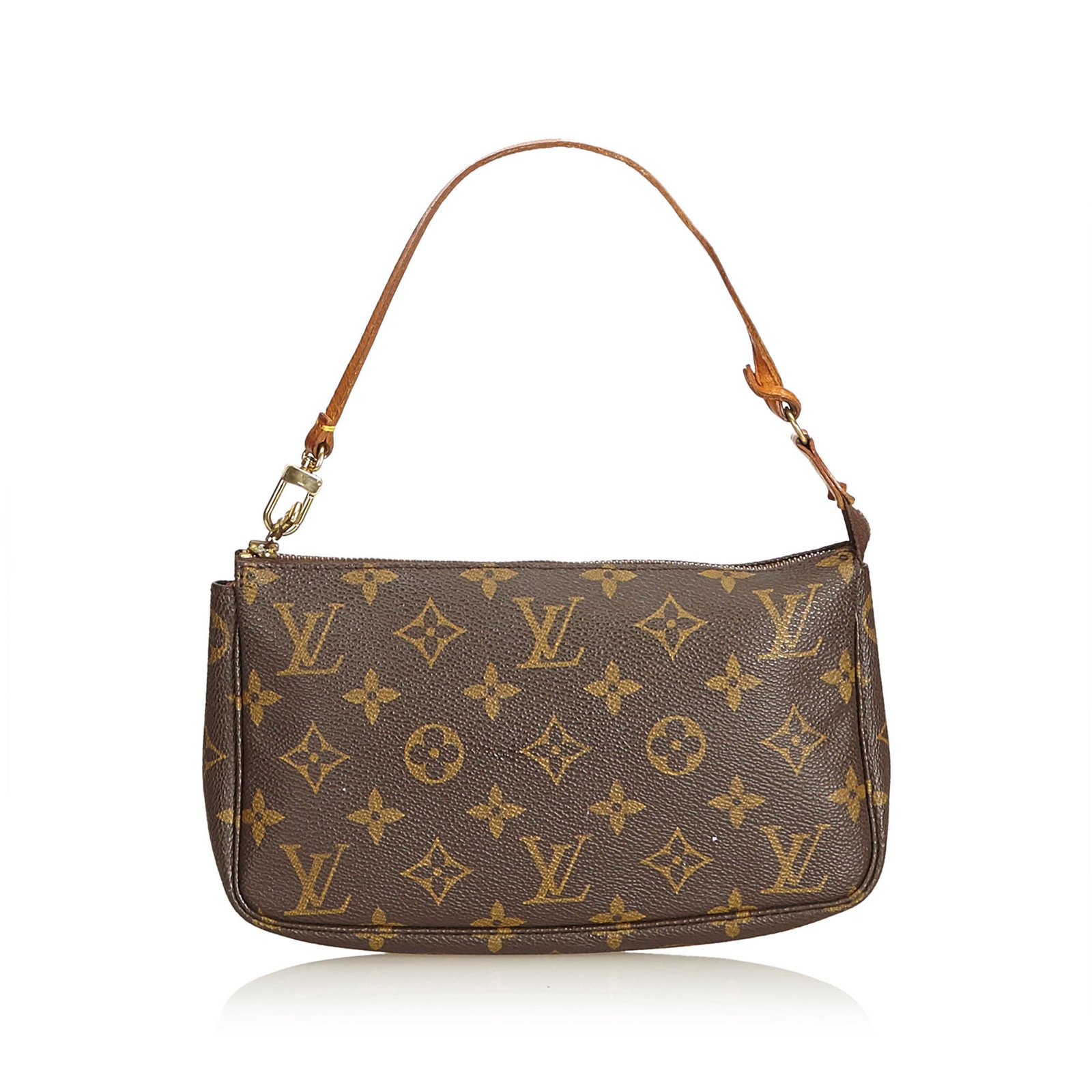 Sacs à main Louis Vuitton Monogram Pochette Accessoires Cuir,Toile Marron ref.90525 - Joli Closet