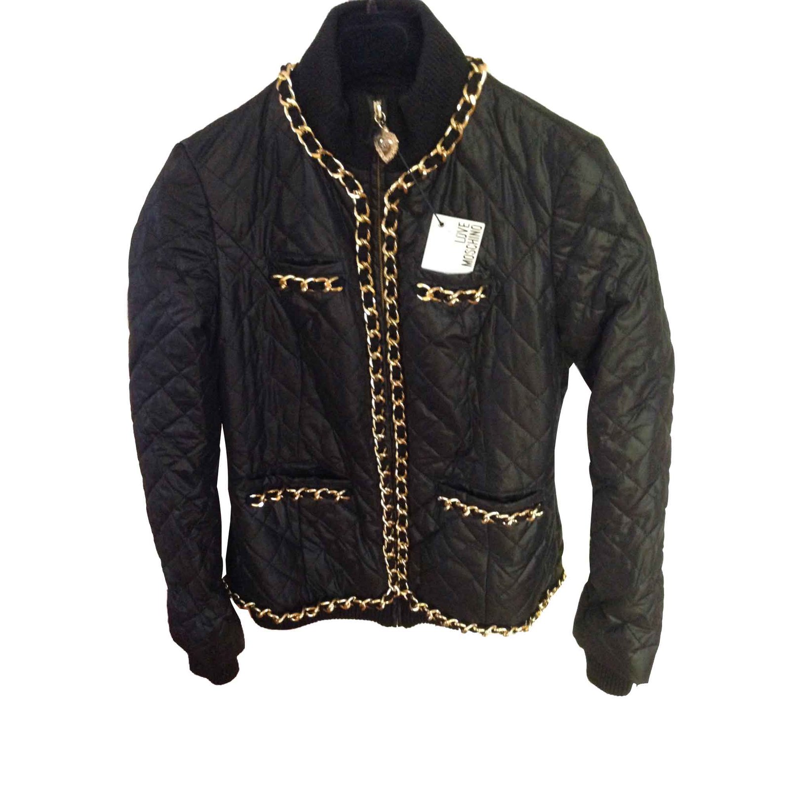 moschino chain jacket