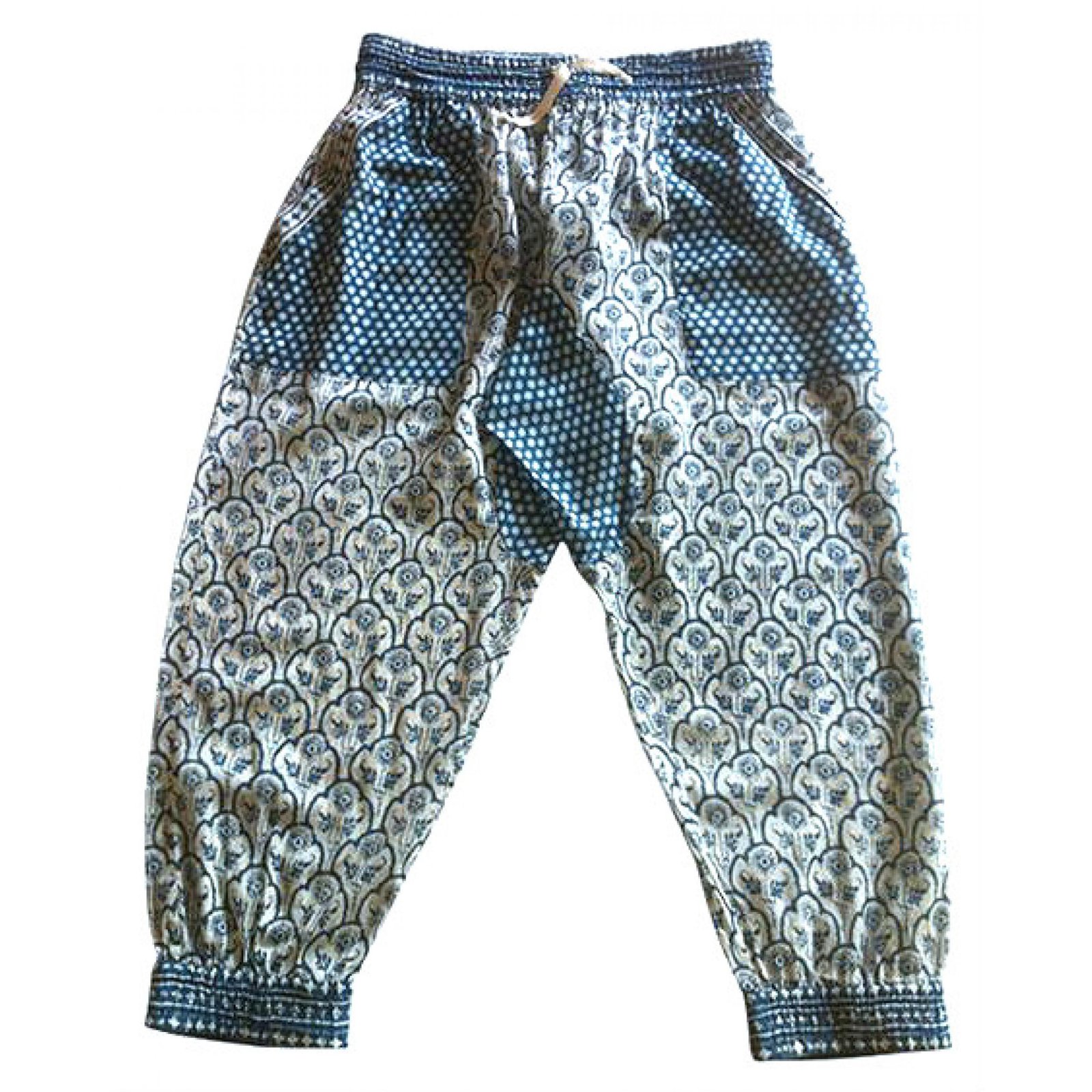 Uoverensstemmelse Ritual Barry Isabel Marant Etoile Pants, leggings Blue Cream Cotton ref.91002 - Joli  Closet