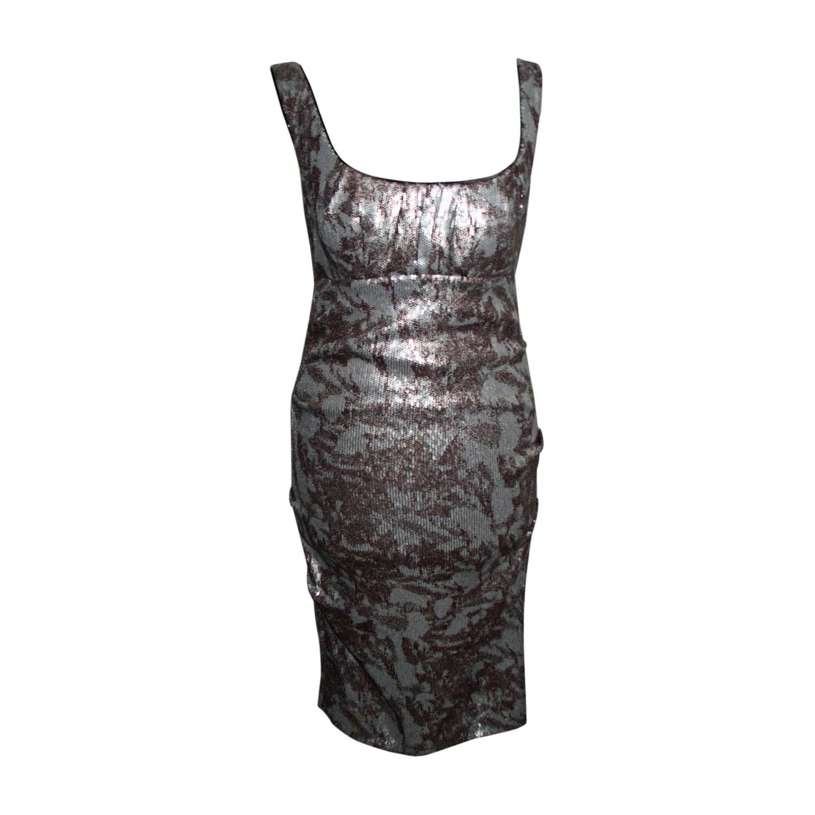 sequin metallic dress