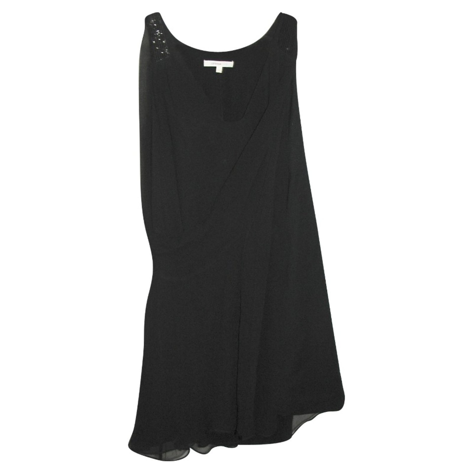Vanessa Bruno Dresses Black Silk Wool ref.91659 - Joli Closet