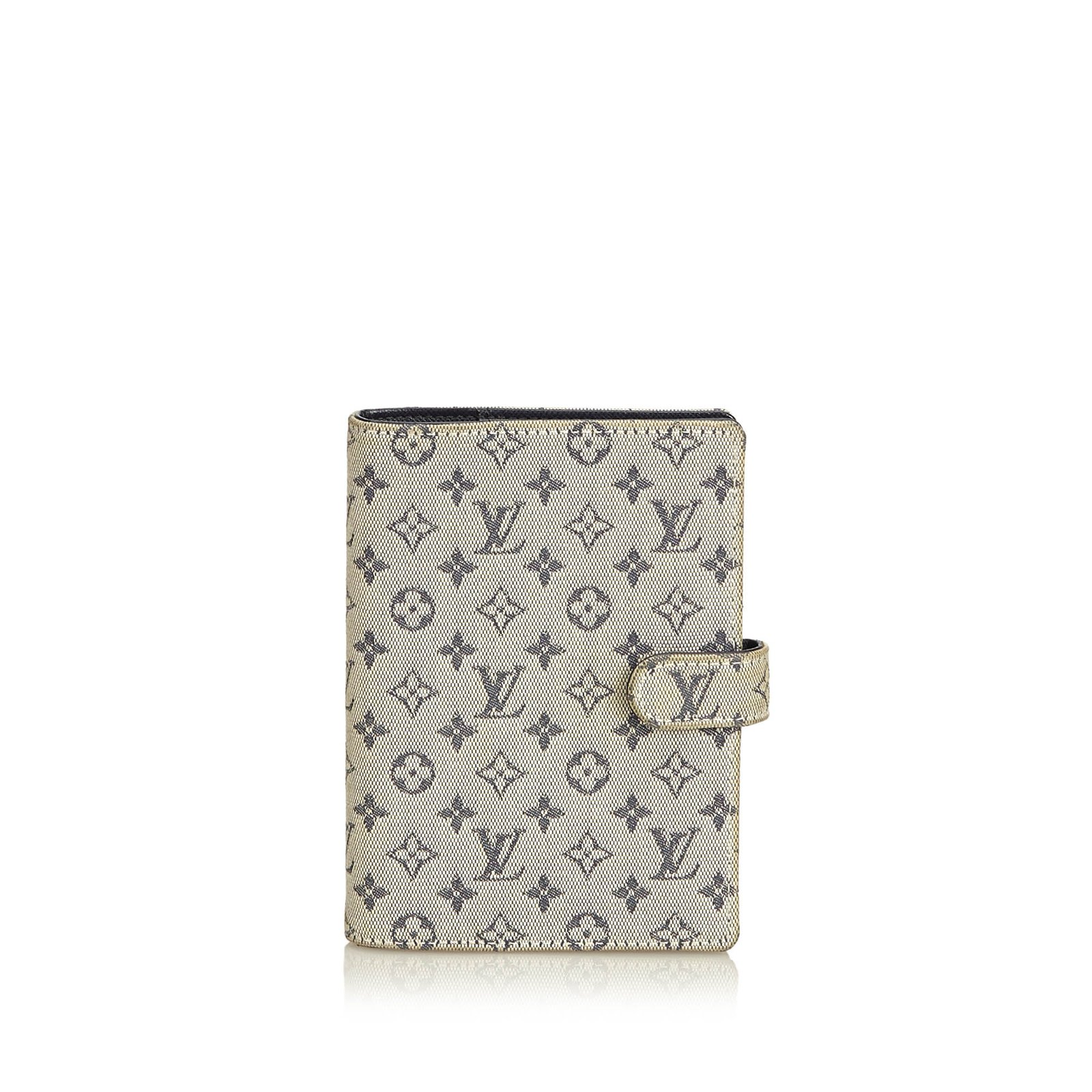 Louis Vuitton Monogram Mini Lin Small Ring Agenda Cover - FINAL