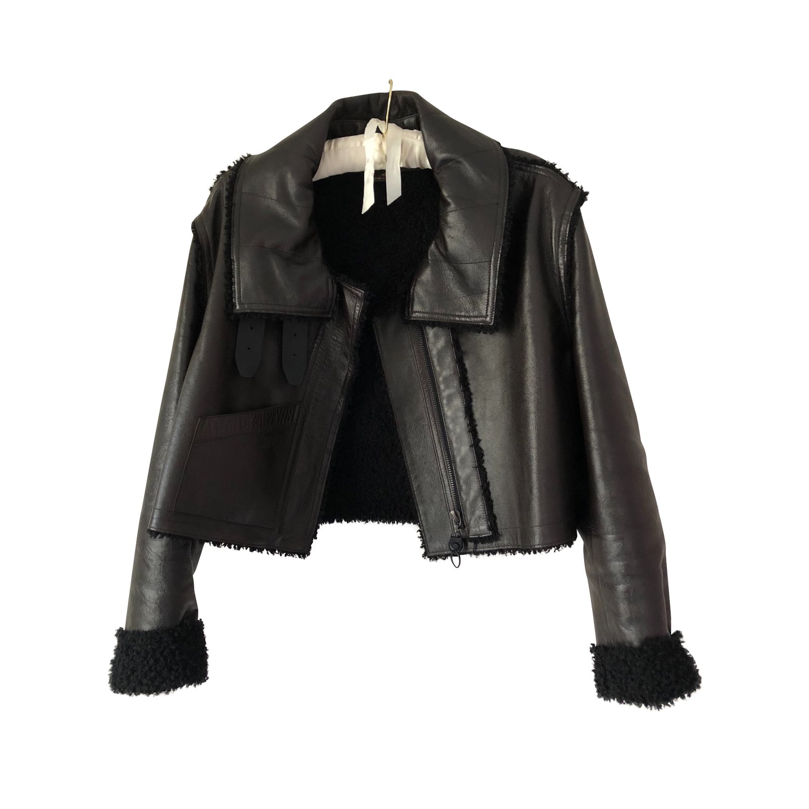 Louis Vuitton Short leather jacket Brown ref.91843 - Joli Closet