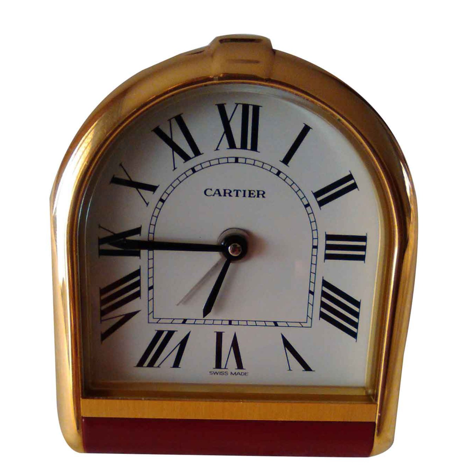 antique cartier travel clock