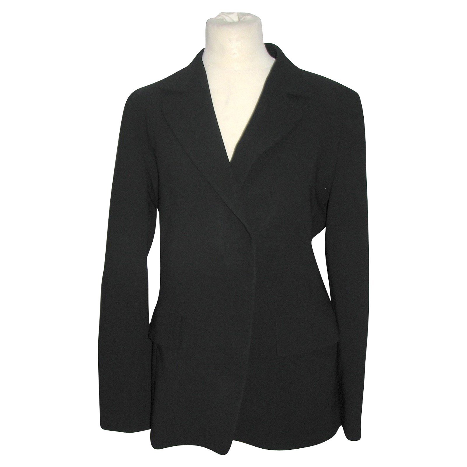 Max Mara Wool blazer Black ref.92320 - Joli Closet