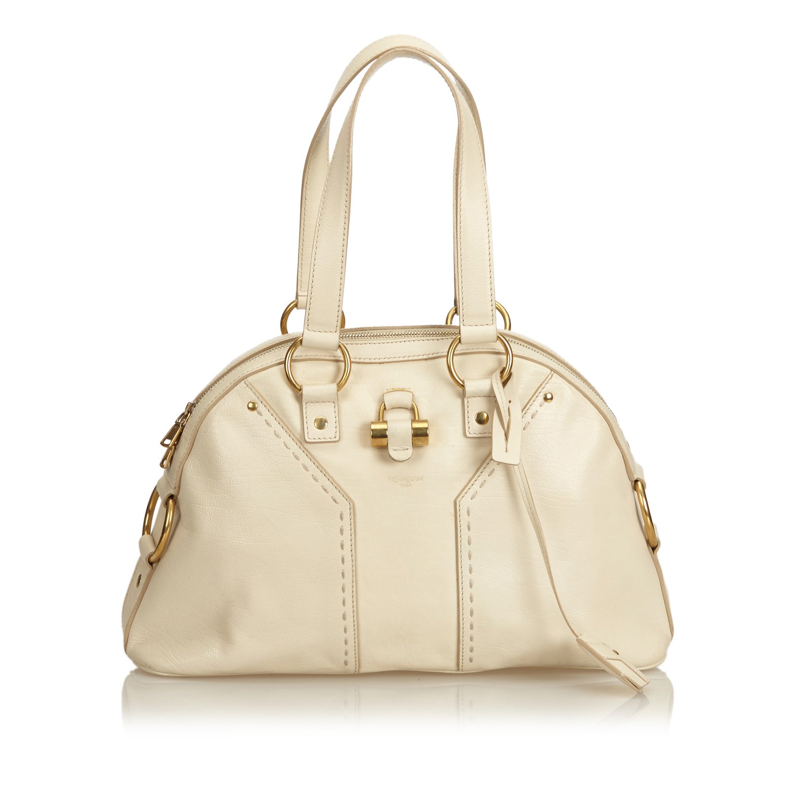 ysl muse bag white