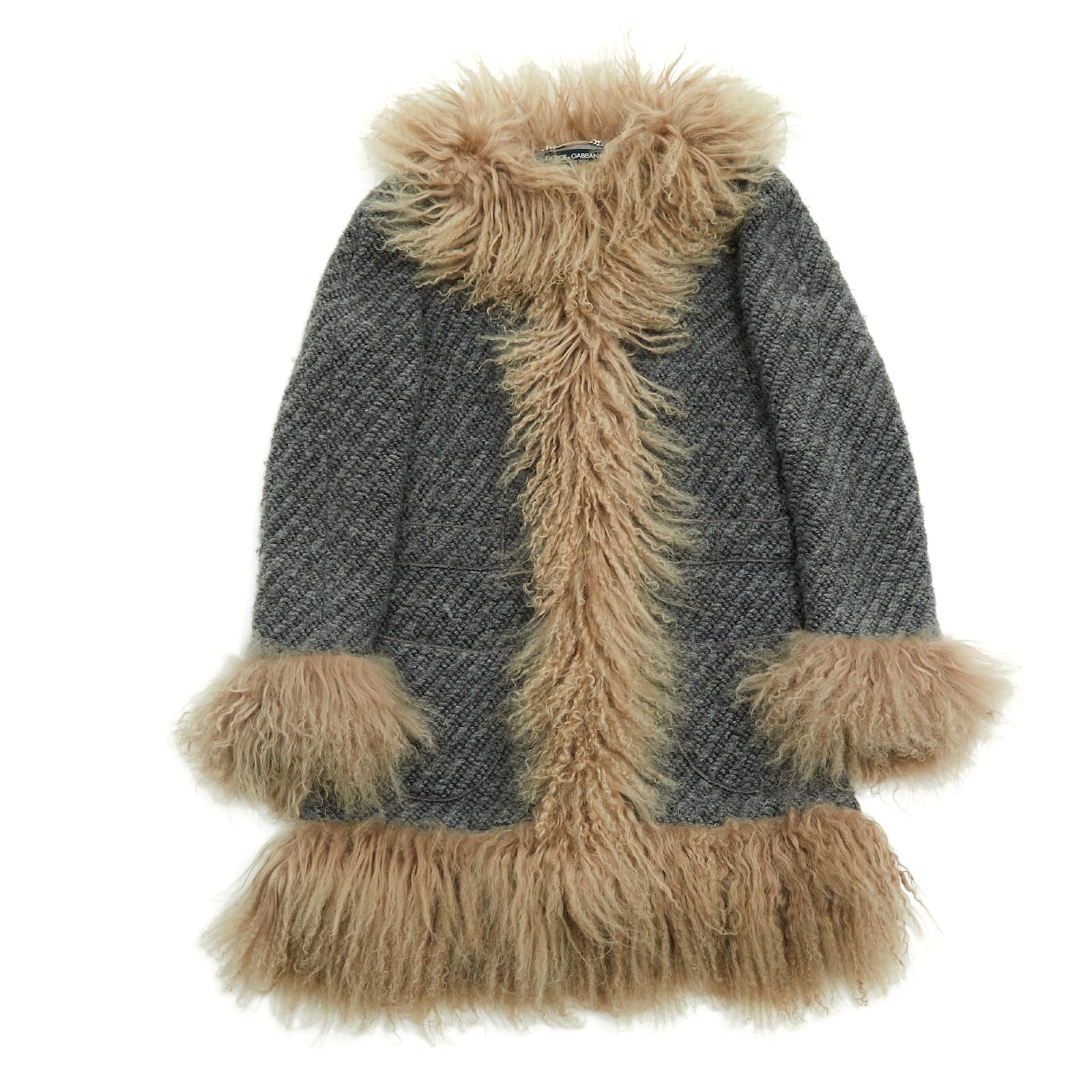 Dolce Gabbana Parka Fellkragen Fur Winterjacke Dolce Gabbana