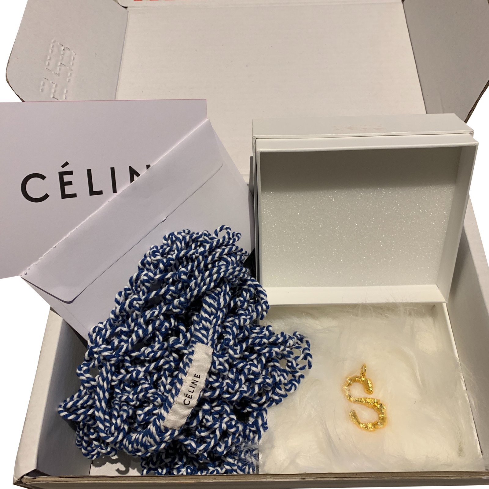 Celine alphabet pendant best sale