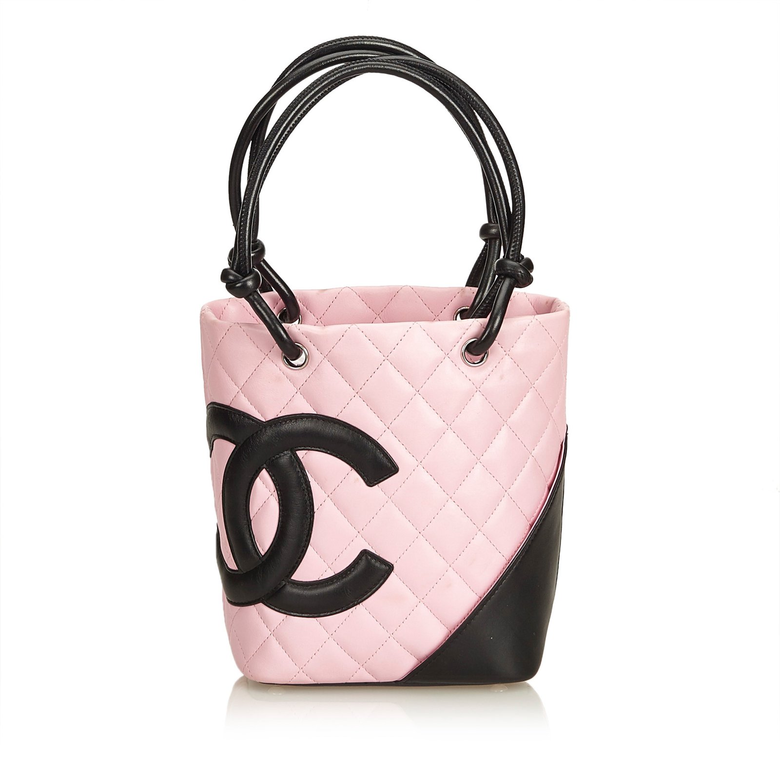 chanel small bucket bag leather