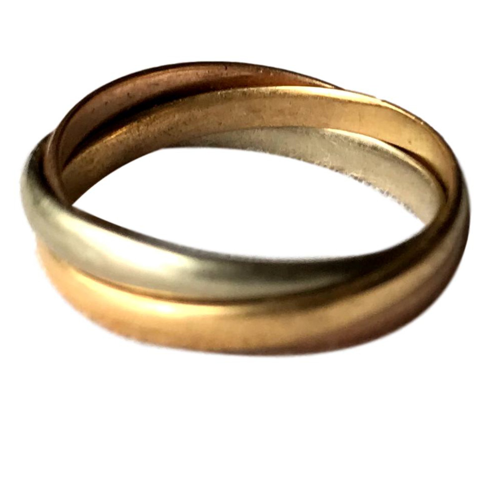 Cartier Ring Trinity Rings Gold Golden 