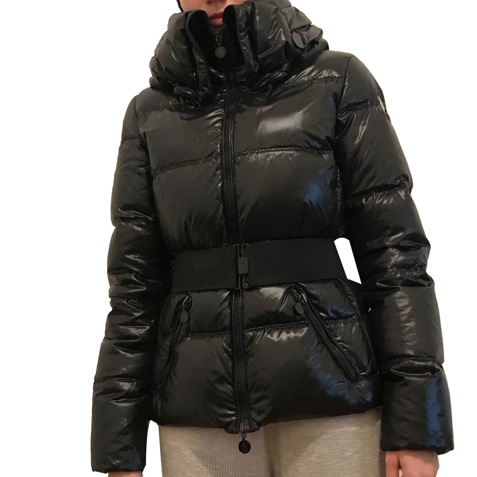 Moncler ALISO Coats, Outerwear Polyamide Black ref.93002 - Joli Closet