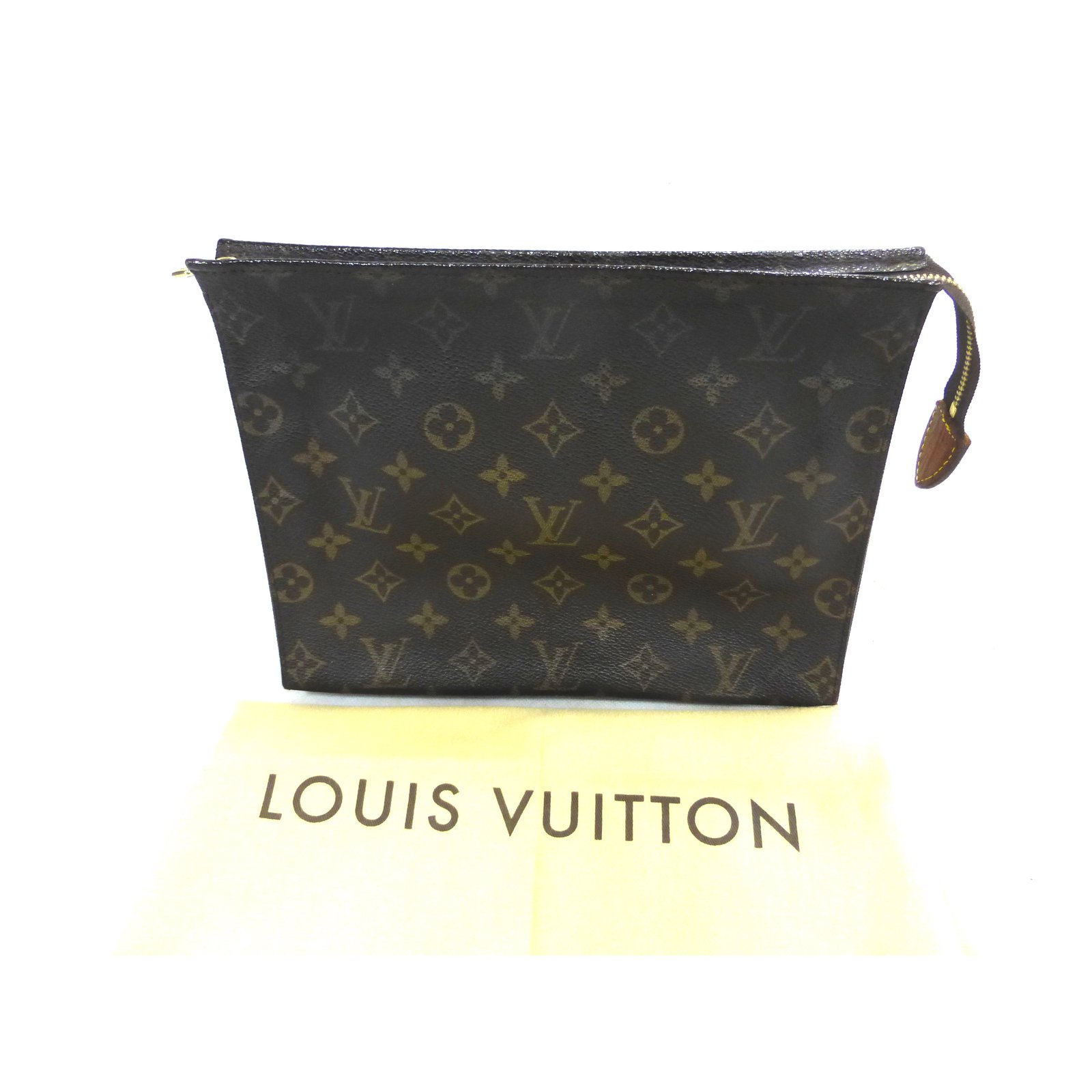 Louis Vuitton TOILET KIT 26 MONOGRAM Brown Leather ref.93058 - Joli Closet