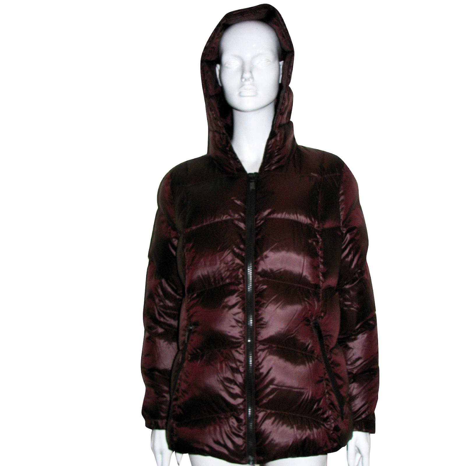 Chaqueta Reversible Donna Karan Spiral con Capucha Negra y Gris Mujer  DP1J8764-BLK | Comprar Online en Capitán Siroco Talla L Color BLACK