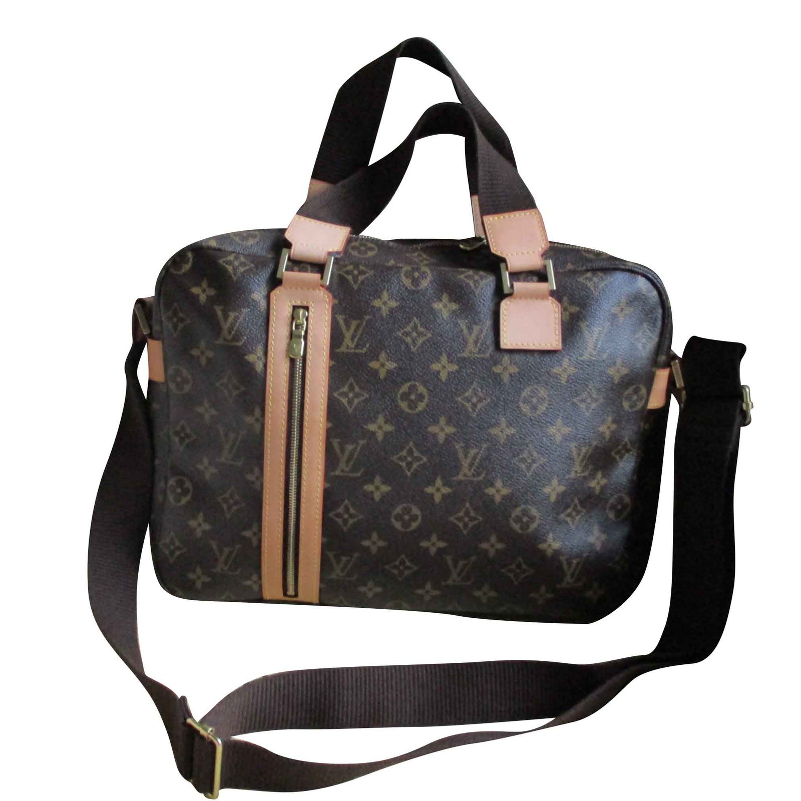 Louis Vuitton Bag, document holder, Backpack, Travel bag, laptop case Brown  Leather ref.93461 - Joli Closet