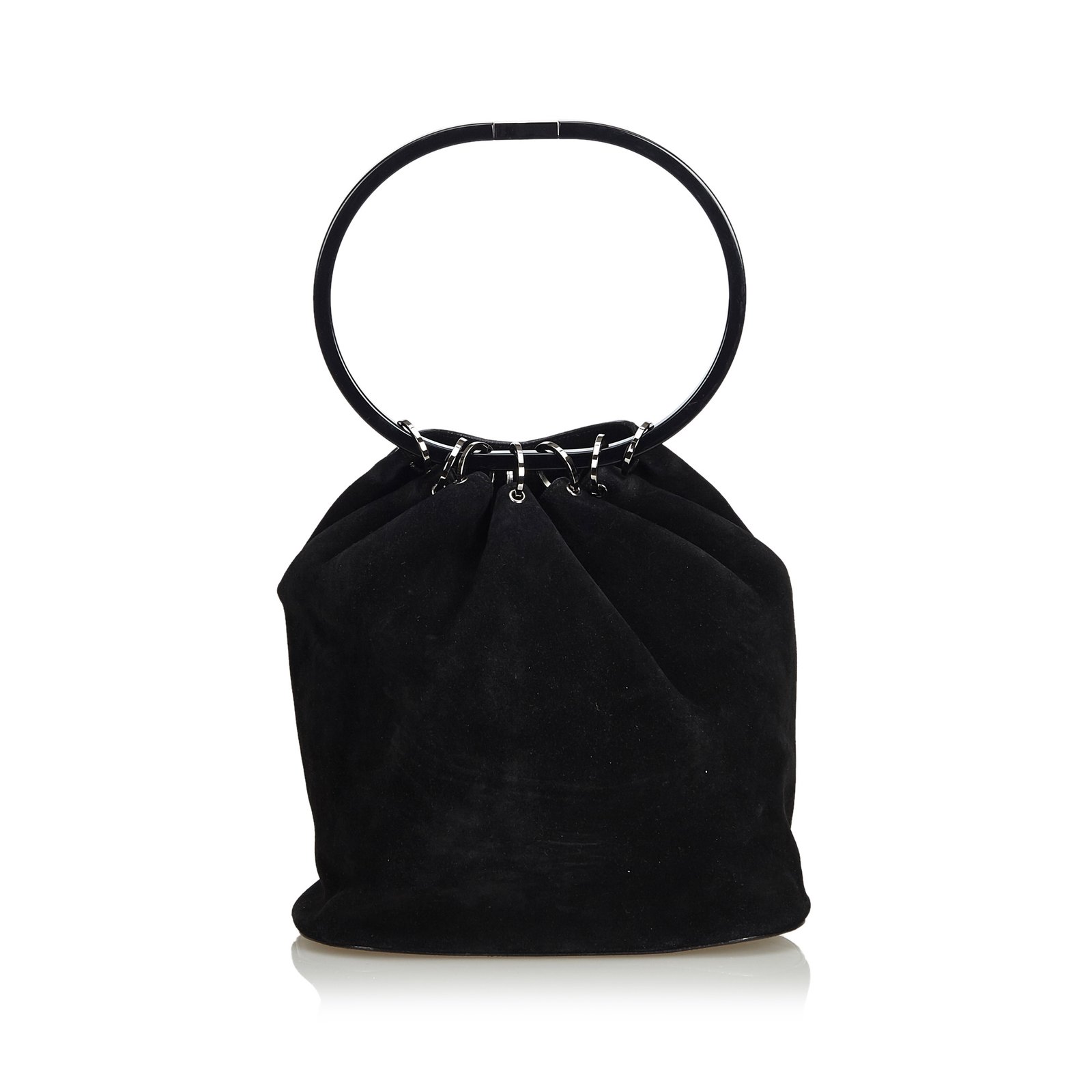 gucci suede black bag