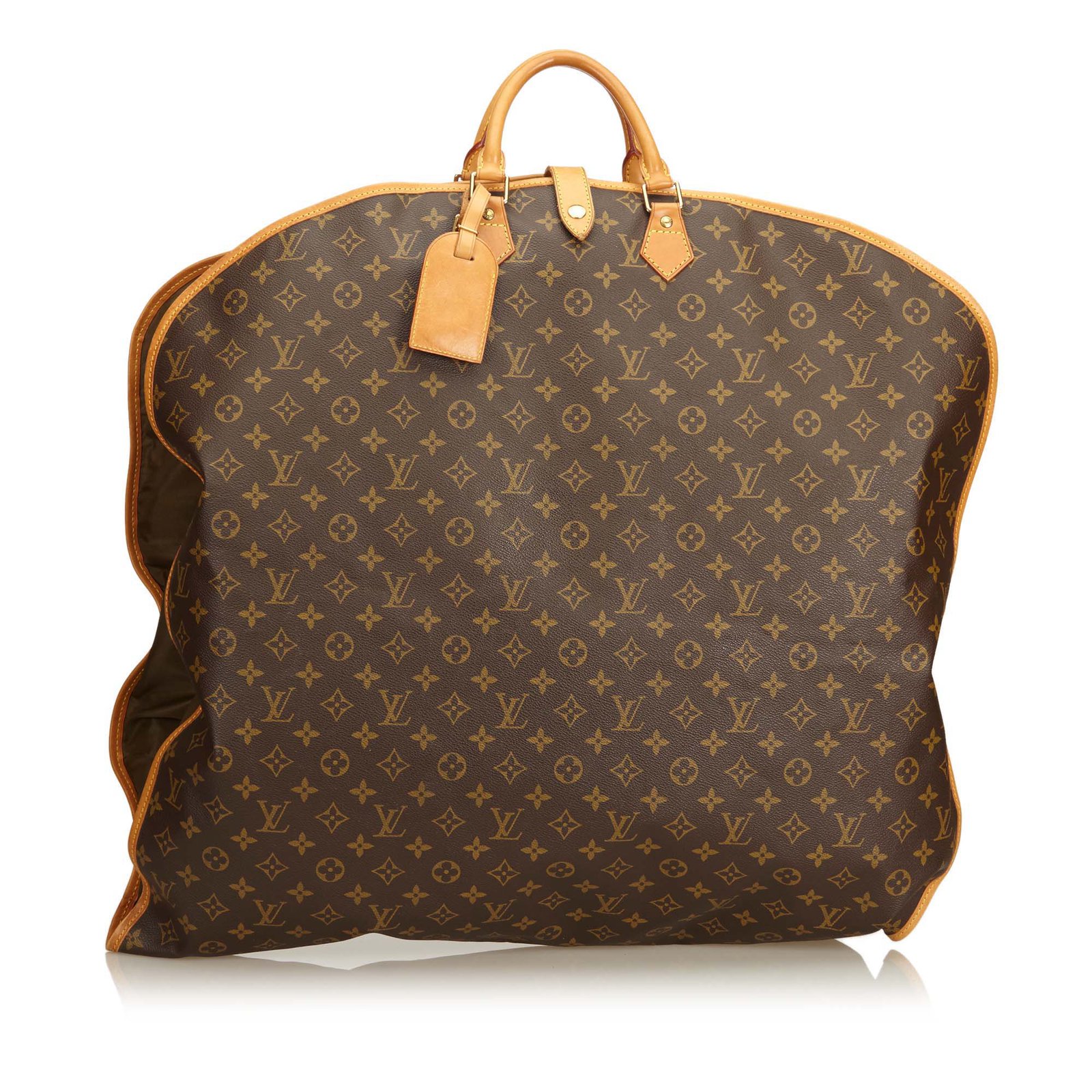 Louis Vuitton Monogram Garment Bag Cloth Case Travel Leather