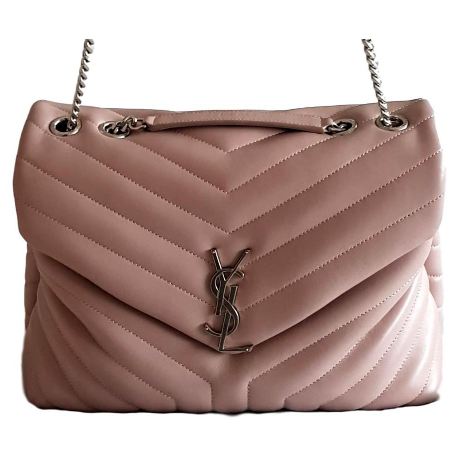 pink ysl loulou bag