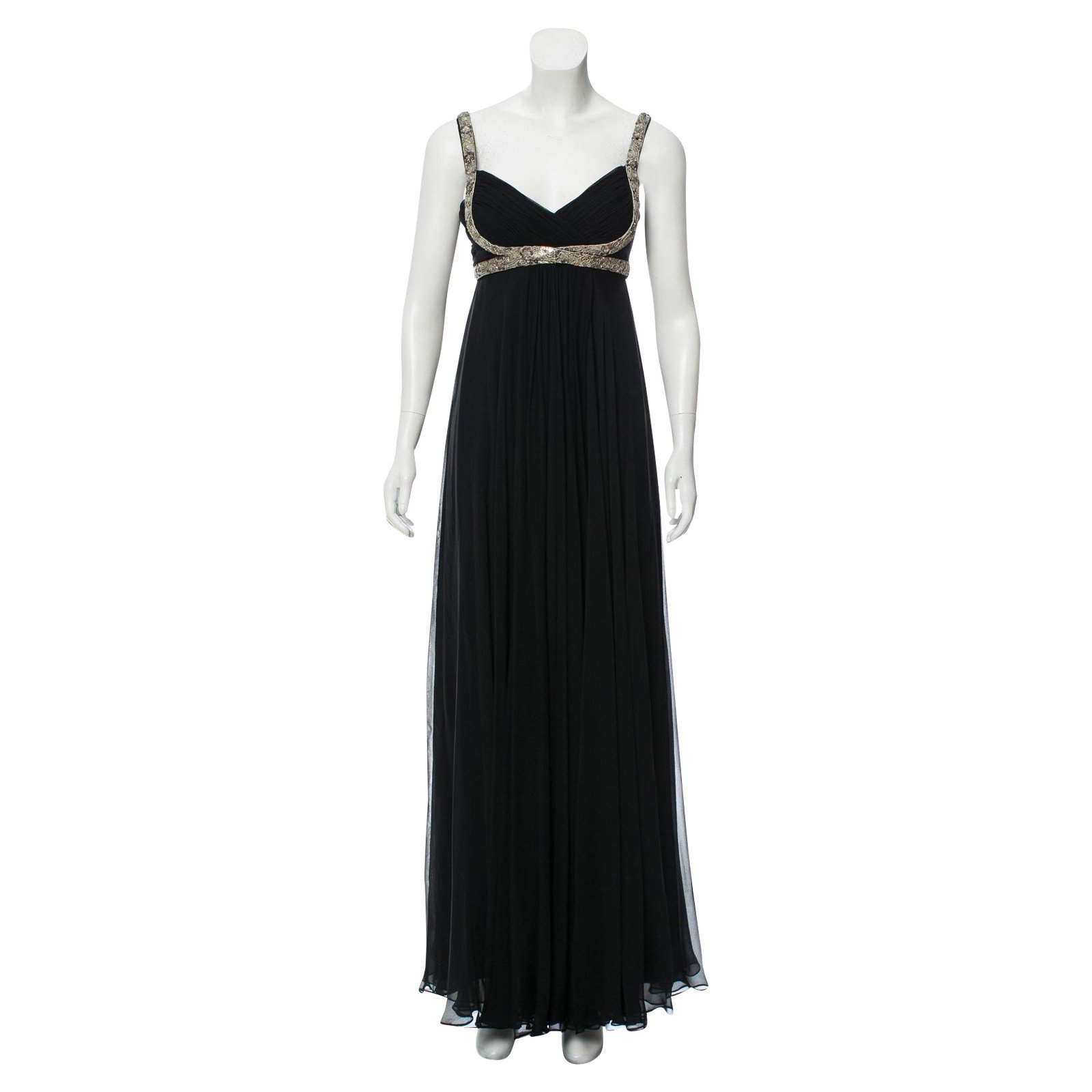 long black grecian gown