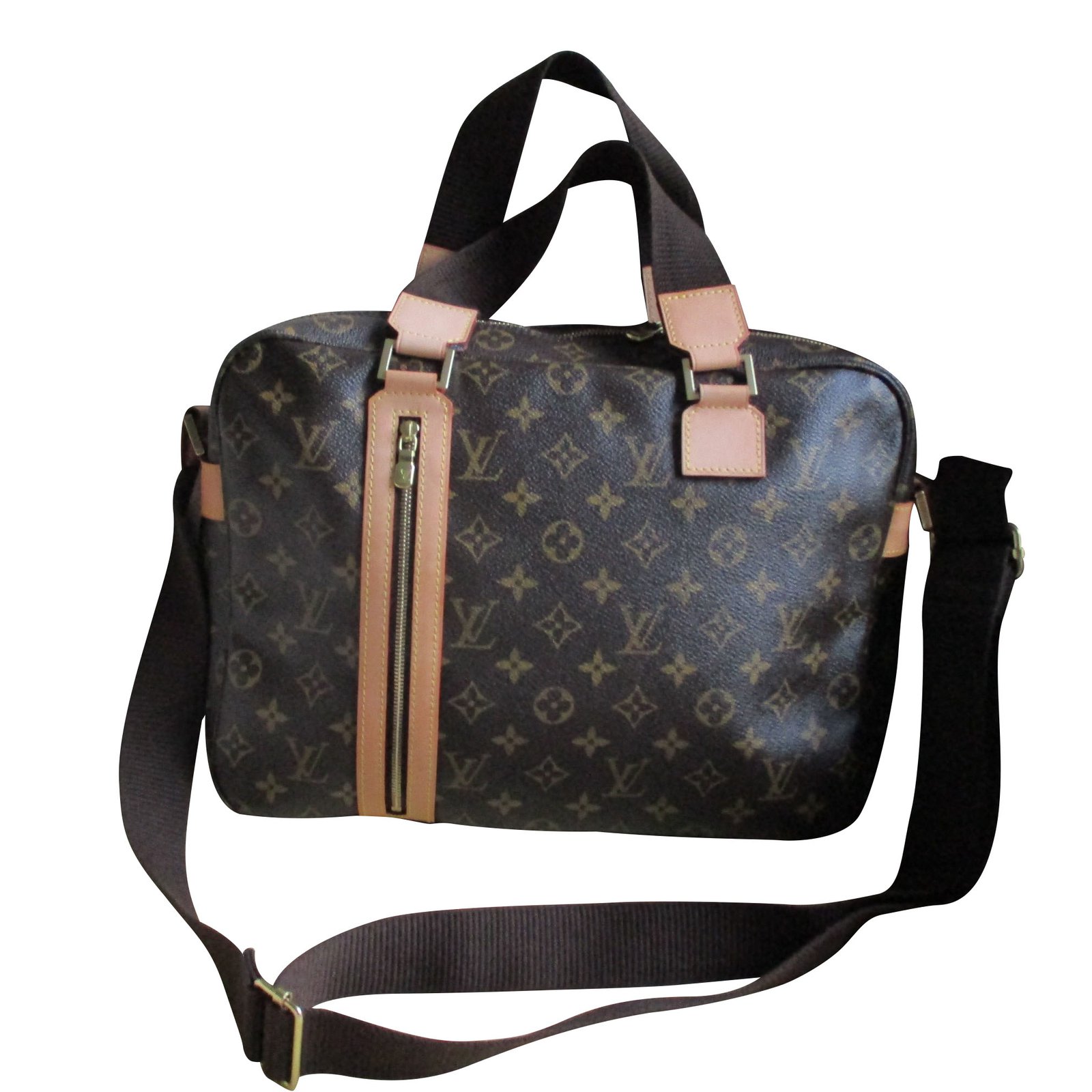 LOUIS VUITTON Damen Rucksack aus Leder in Blau