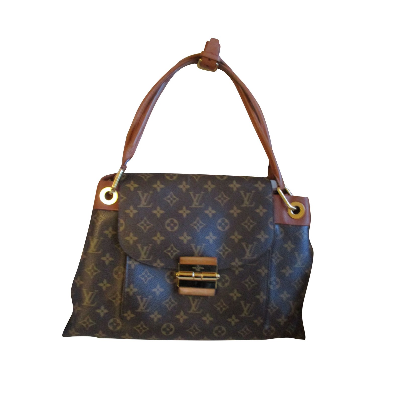 Louis Vuitton Olympe in mono canvas and tan leather Brown Cloth ref.98687 -  Joli Closet