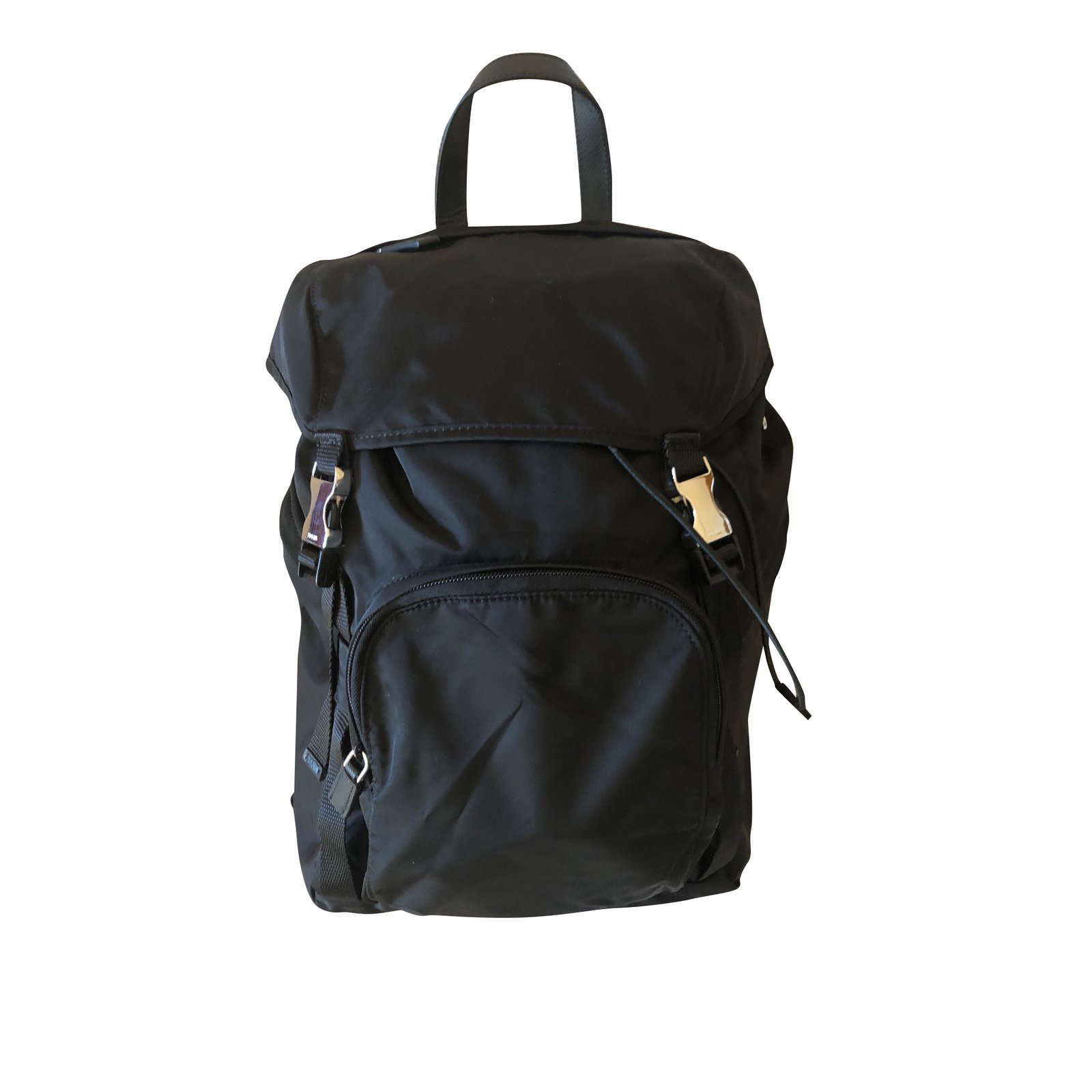 Prada backpack Black Nylon  - Joli Closet