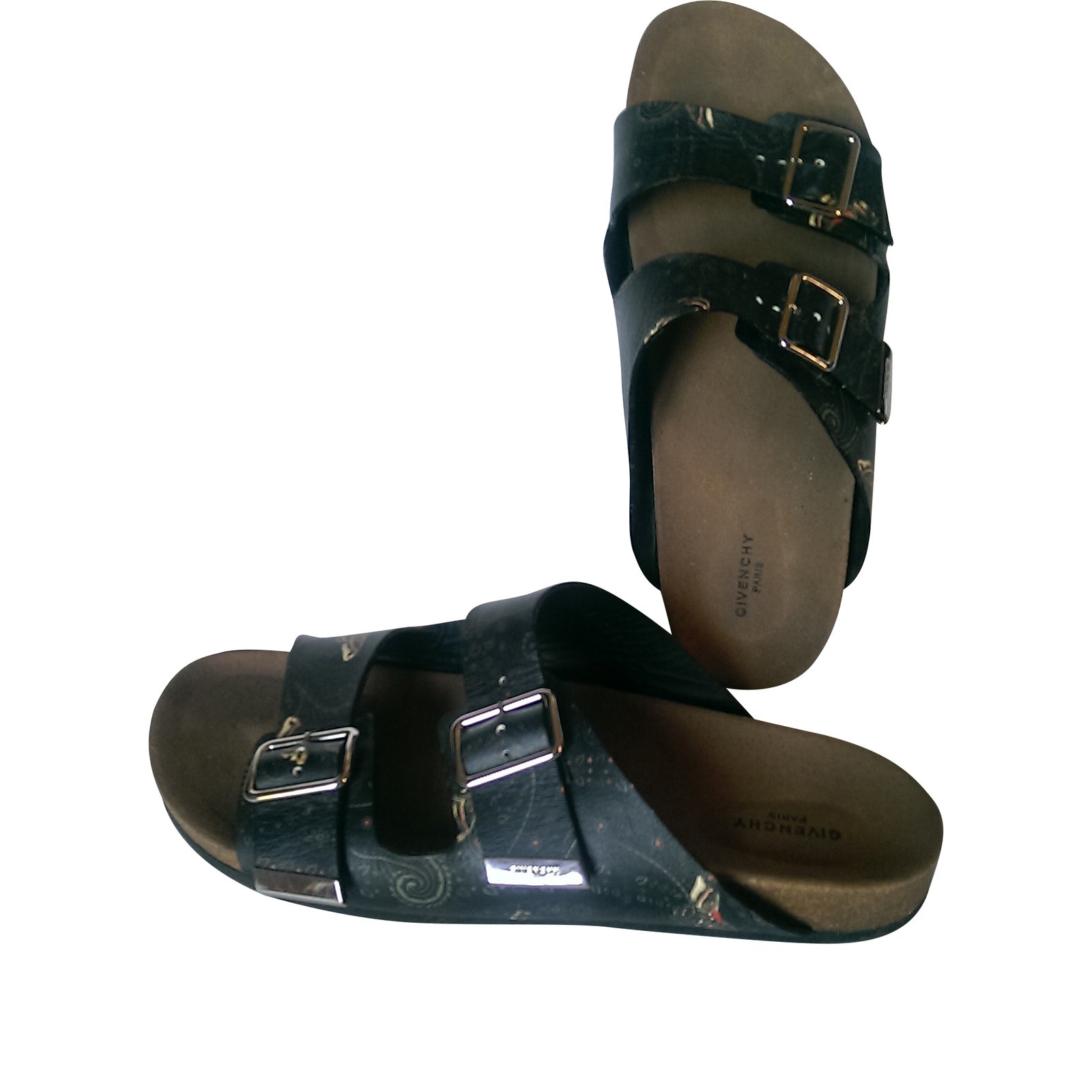 Givenchy Men Sandals Black Leather ref.98805 - Joli Closet