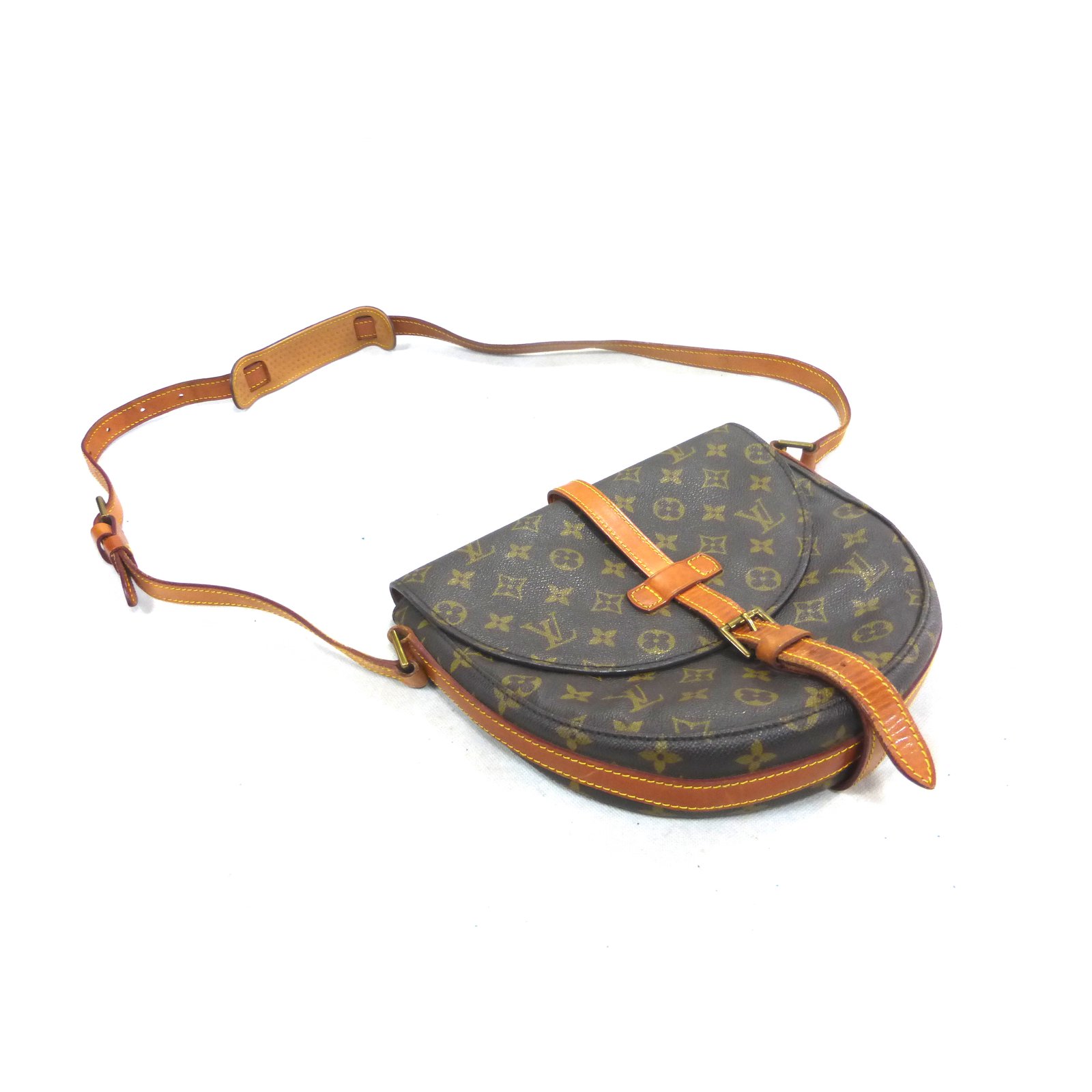 Louis Vuitton CHANTILLY GM MONOGRAM Brown Leather ref.99345 - Joli Closet