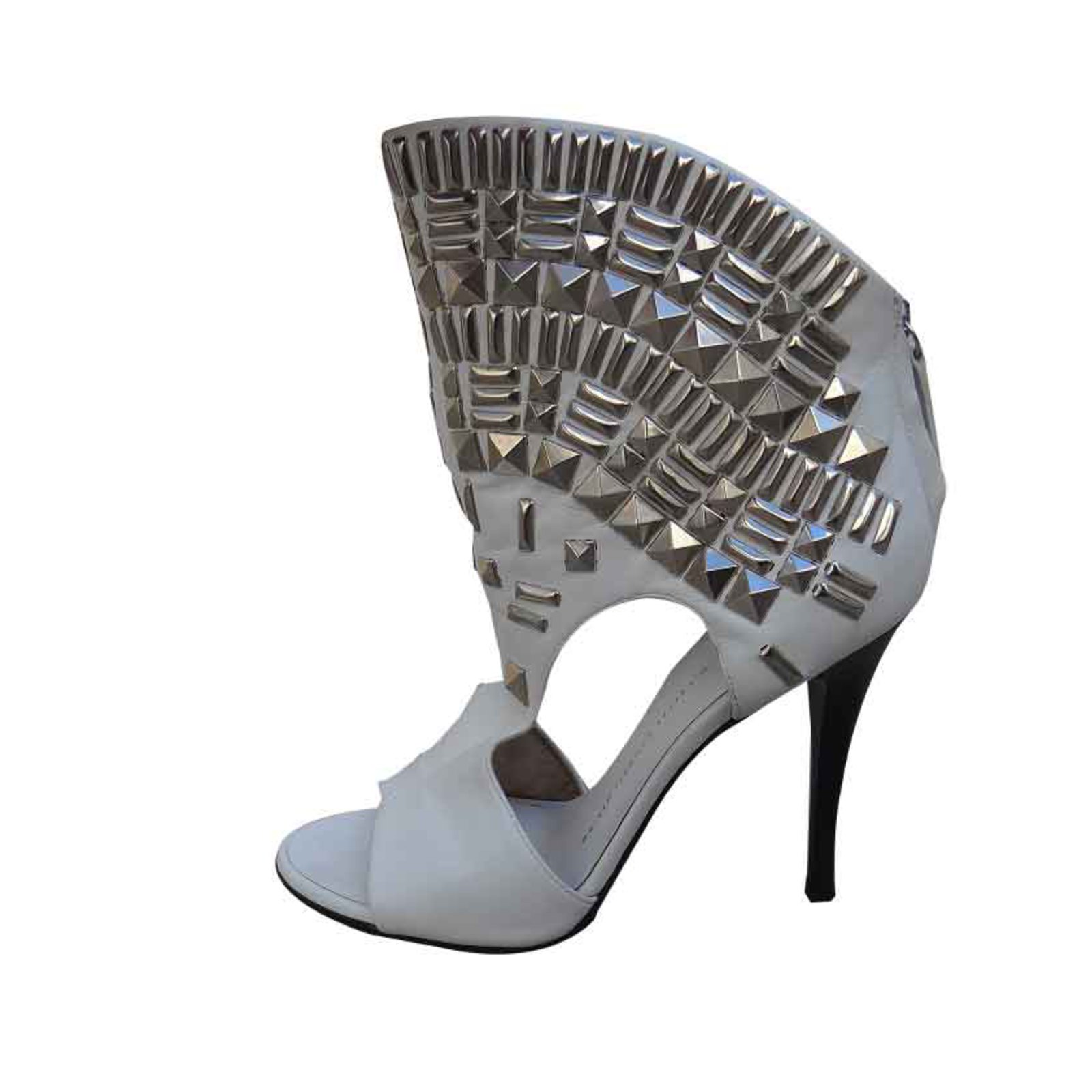 white giuseppe zanotti heels