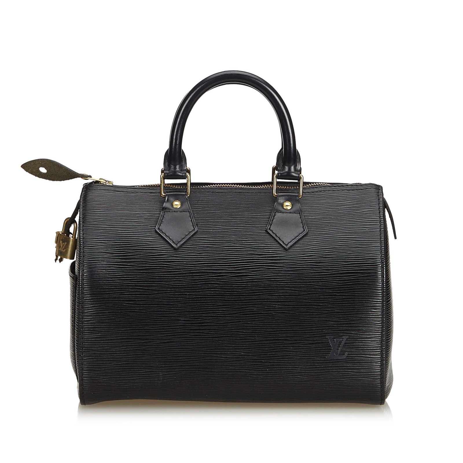 Louis Vuitton Epi Speedy 25 Black Leather ref.101133 - Joli Closet