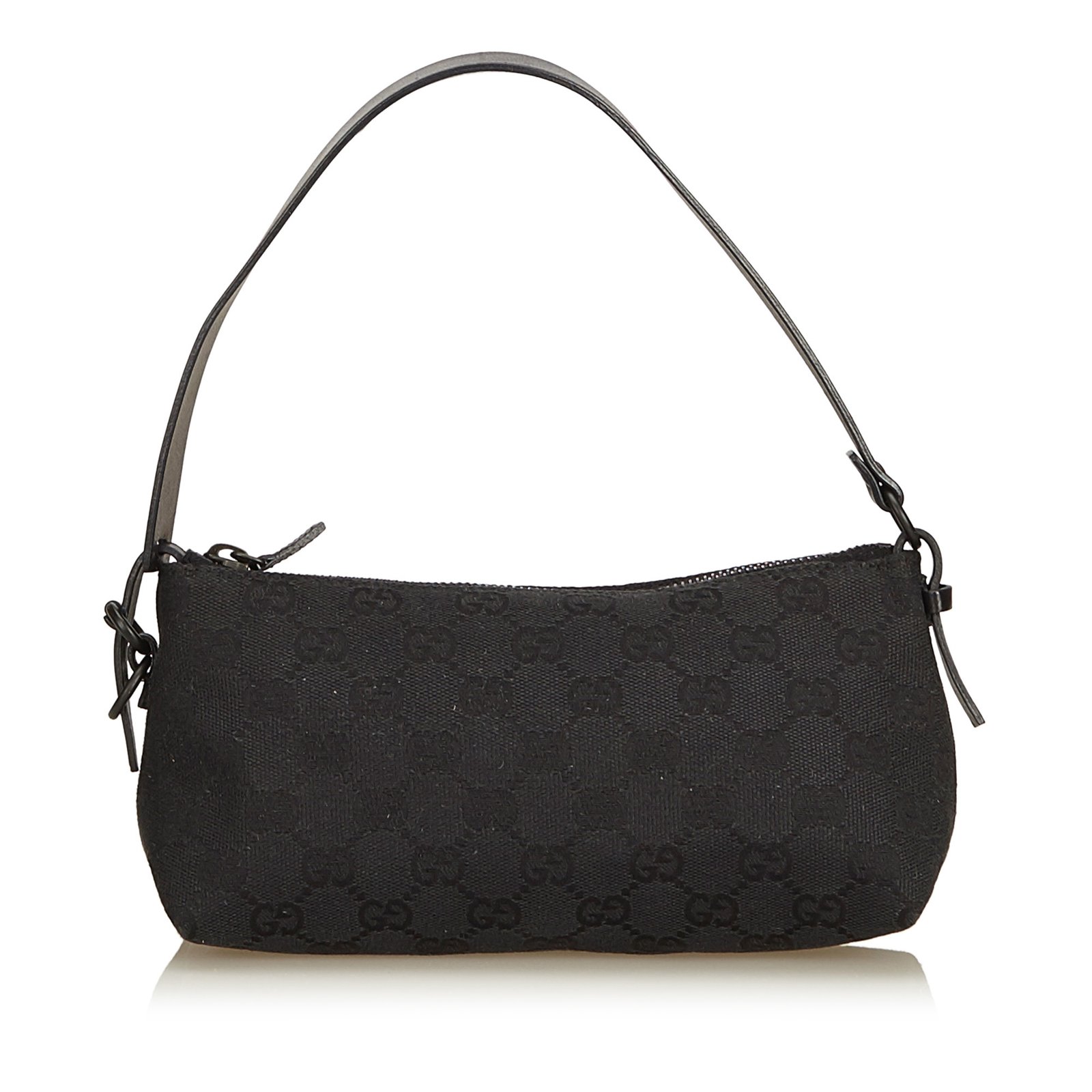 Gucci GG Jacquard Baguette Handbags 