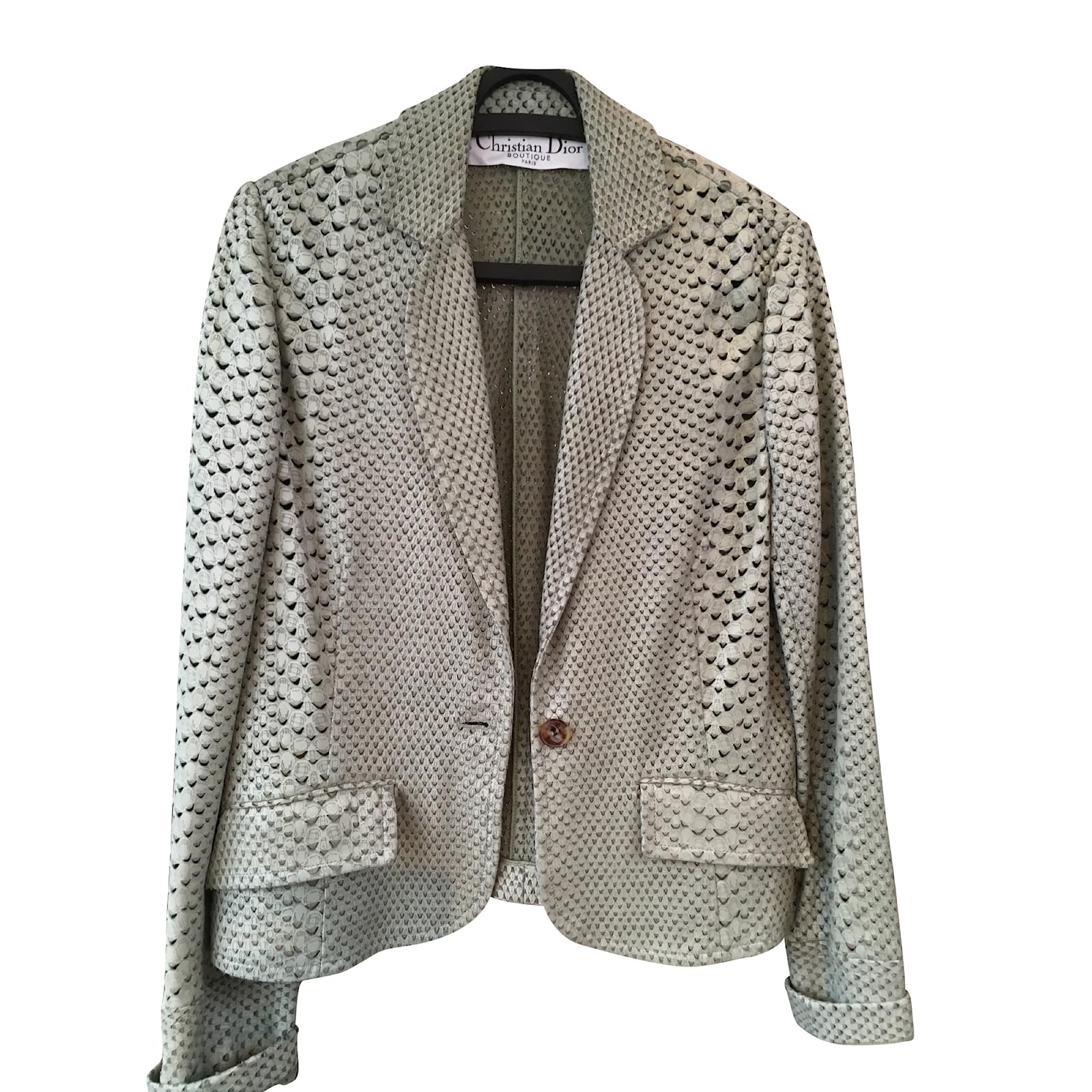 dior jacket green