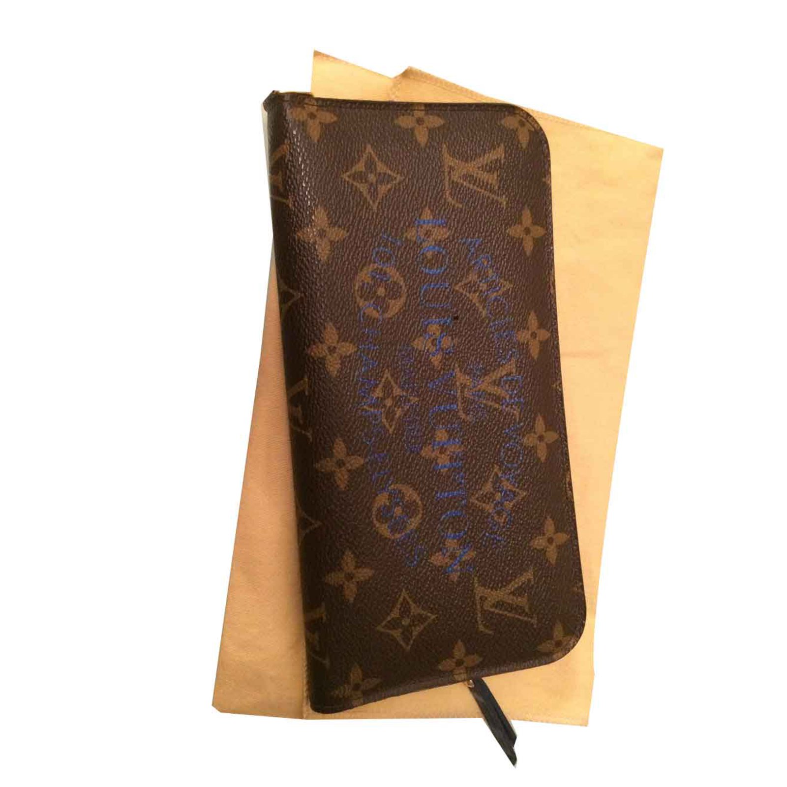 Louis Vuitton Mahina Ecru Leather Wallet (Pre-Owned)