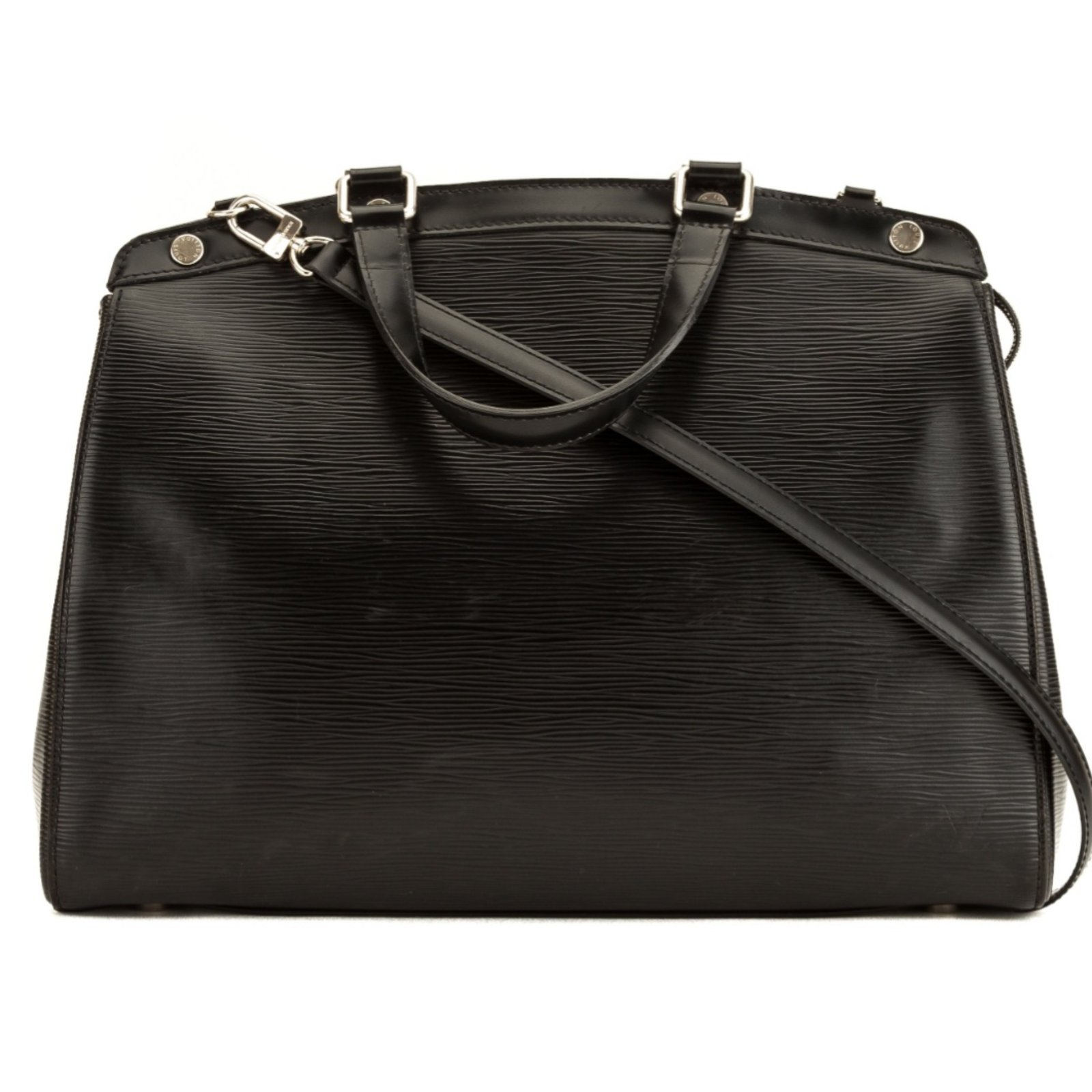 Louis Vuitton Noir Epi Brea PM Black Leather ref.101679 - Joli Closet