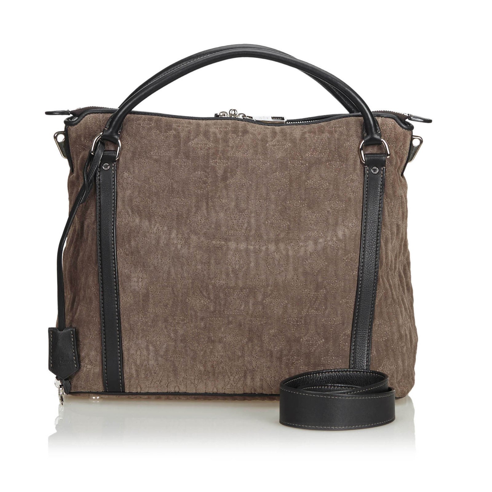 Louis Vuitton Brown Monogram Antheia Suede Ixia PM Bag Louis Vuitton