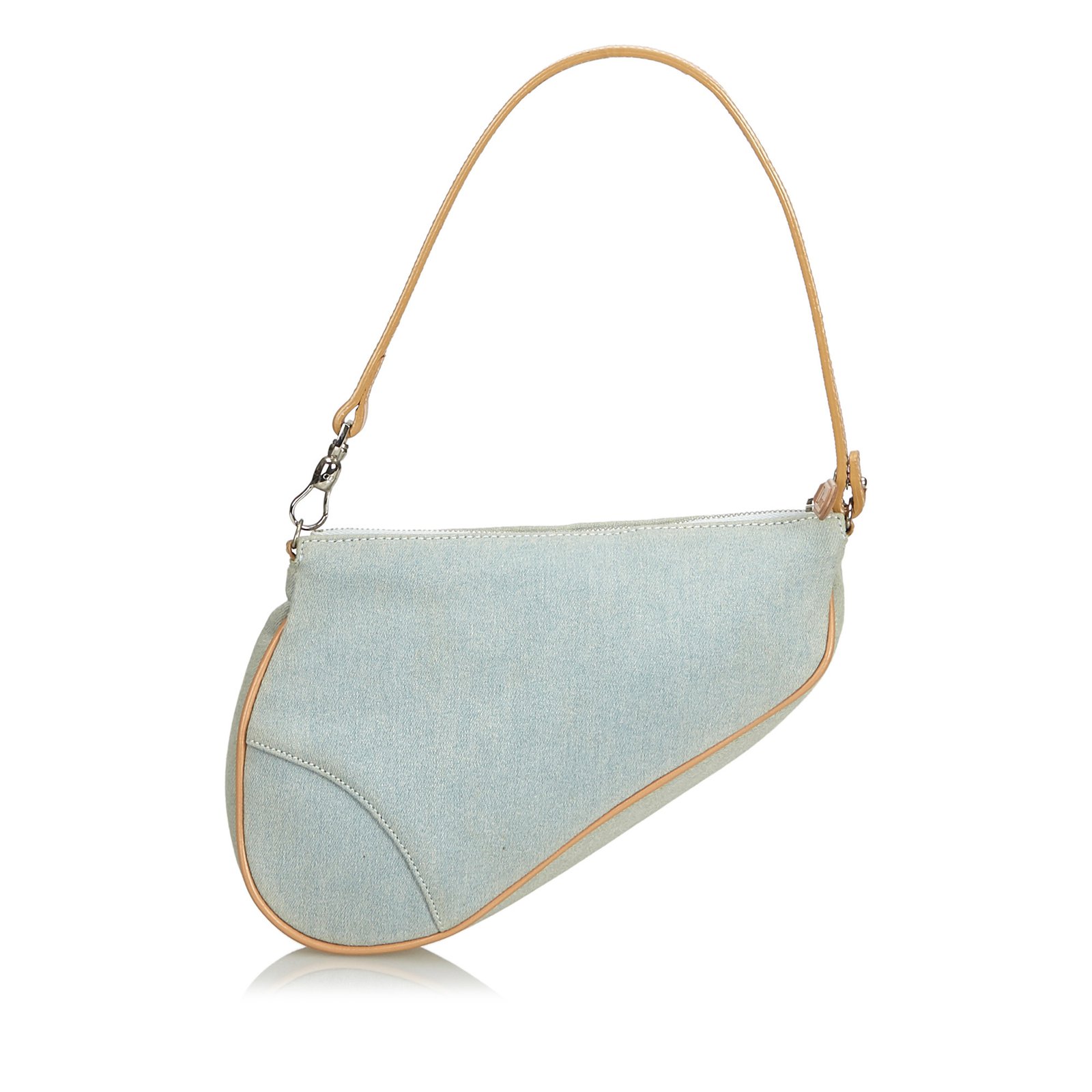 dior saddle bag light blue