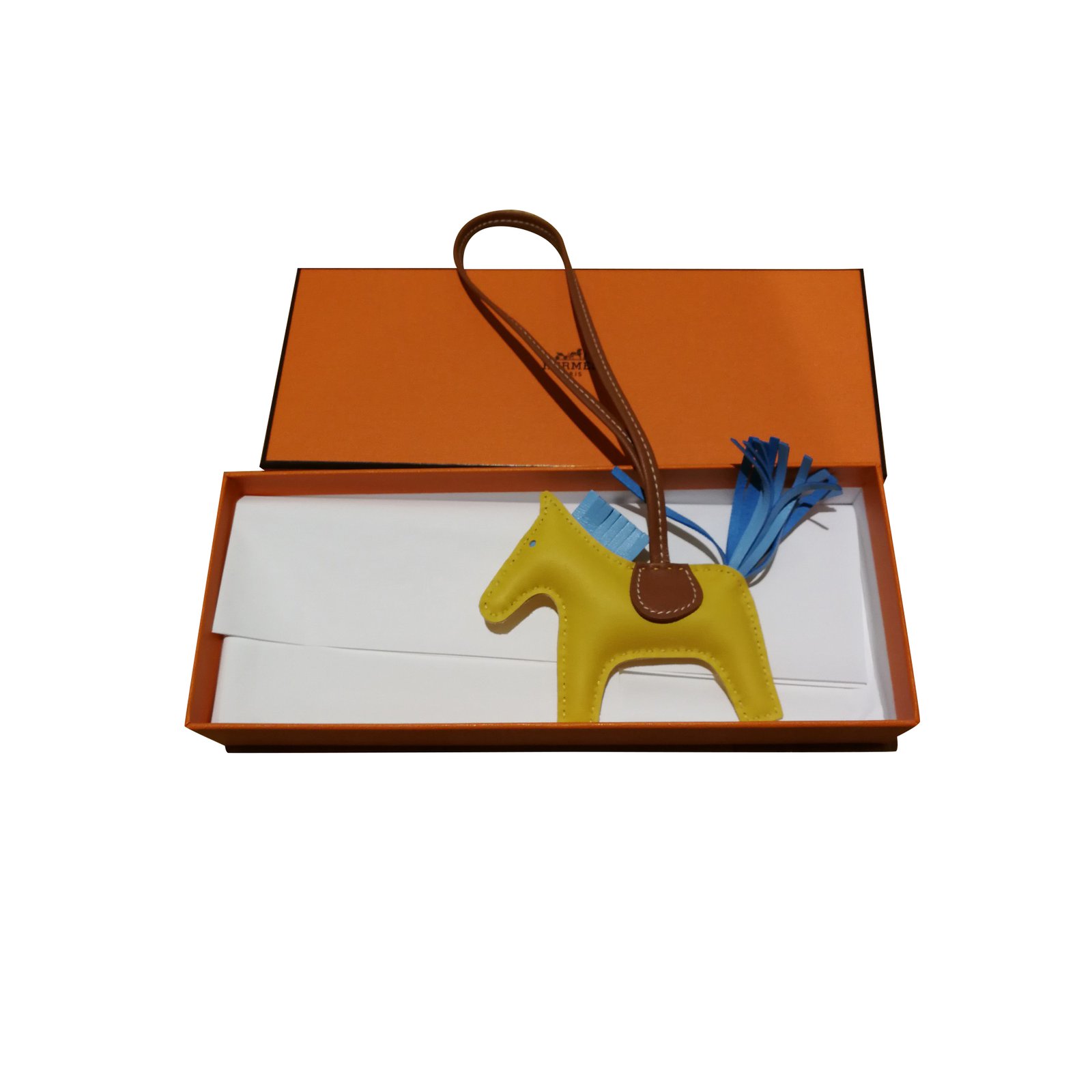 HERMES Horse Rodeo PM Bag accessories Bag Charm Lambskin Leather
