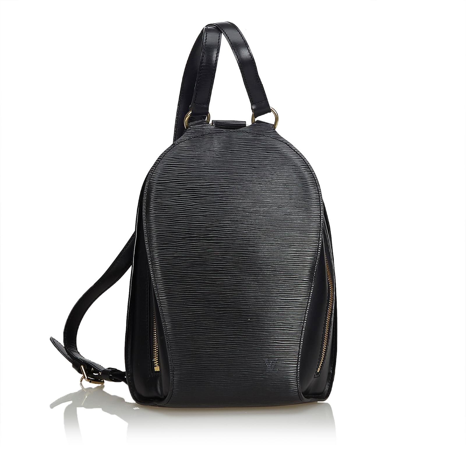 Louis Vuitton Epi Mabillon Cuir Noir ref.103323 - Joli Closet