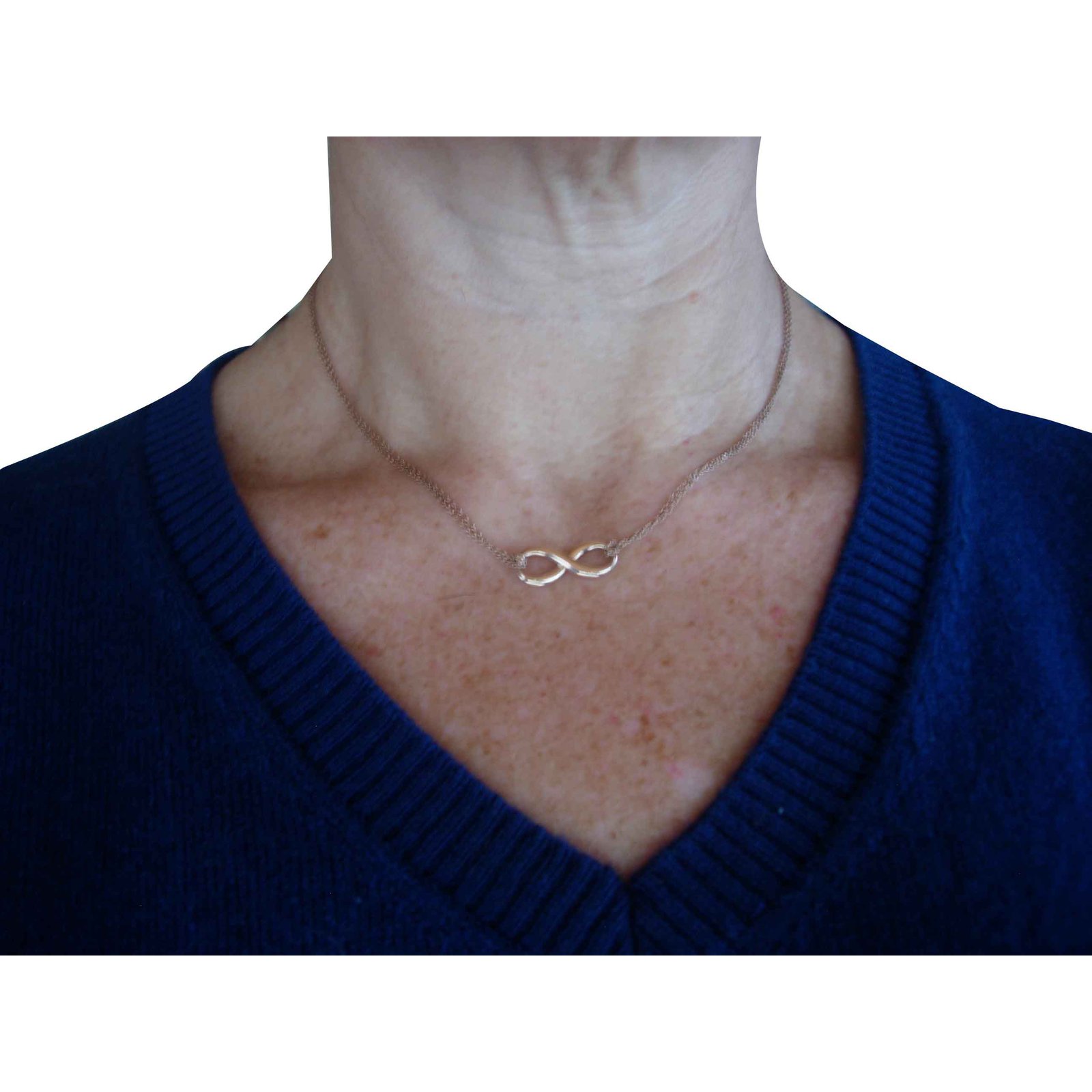 tiffany blue infinity necklace