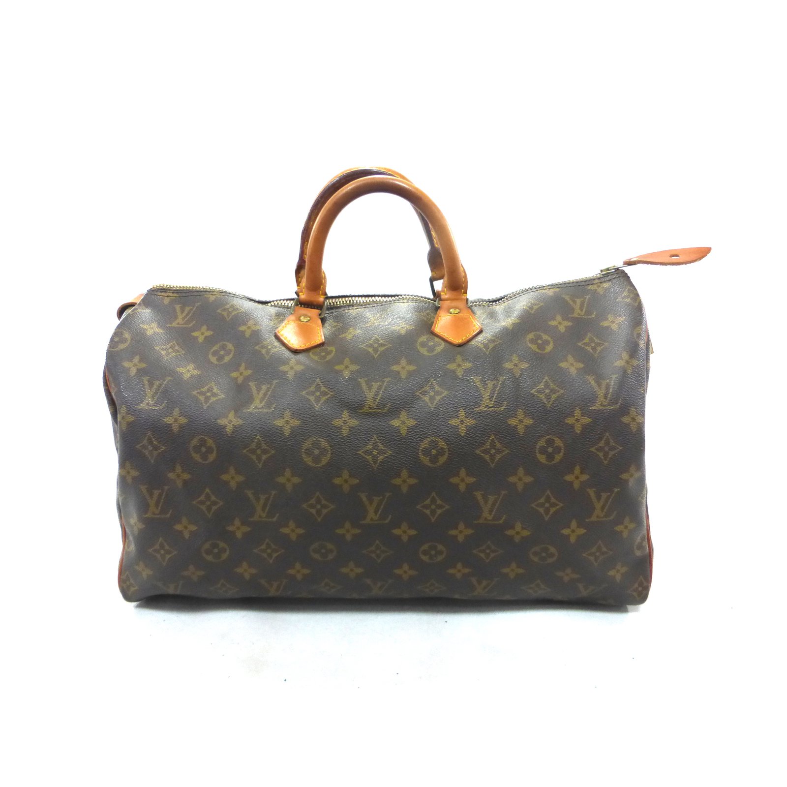 Louis Vuitton Speedy 40 Monogram Brown Leather ref.103360 - Joli Closet