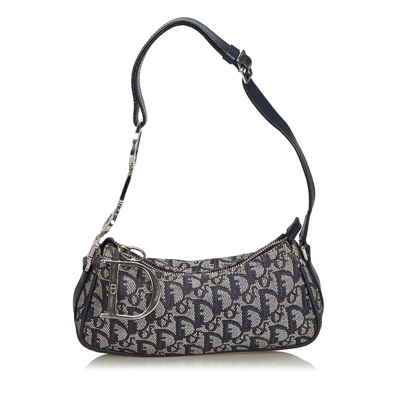 Dior Oblique Canvas Baguette Handbags 
