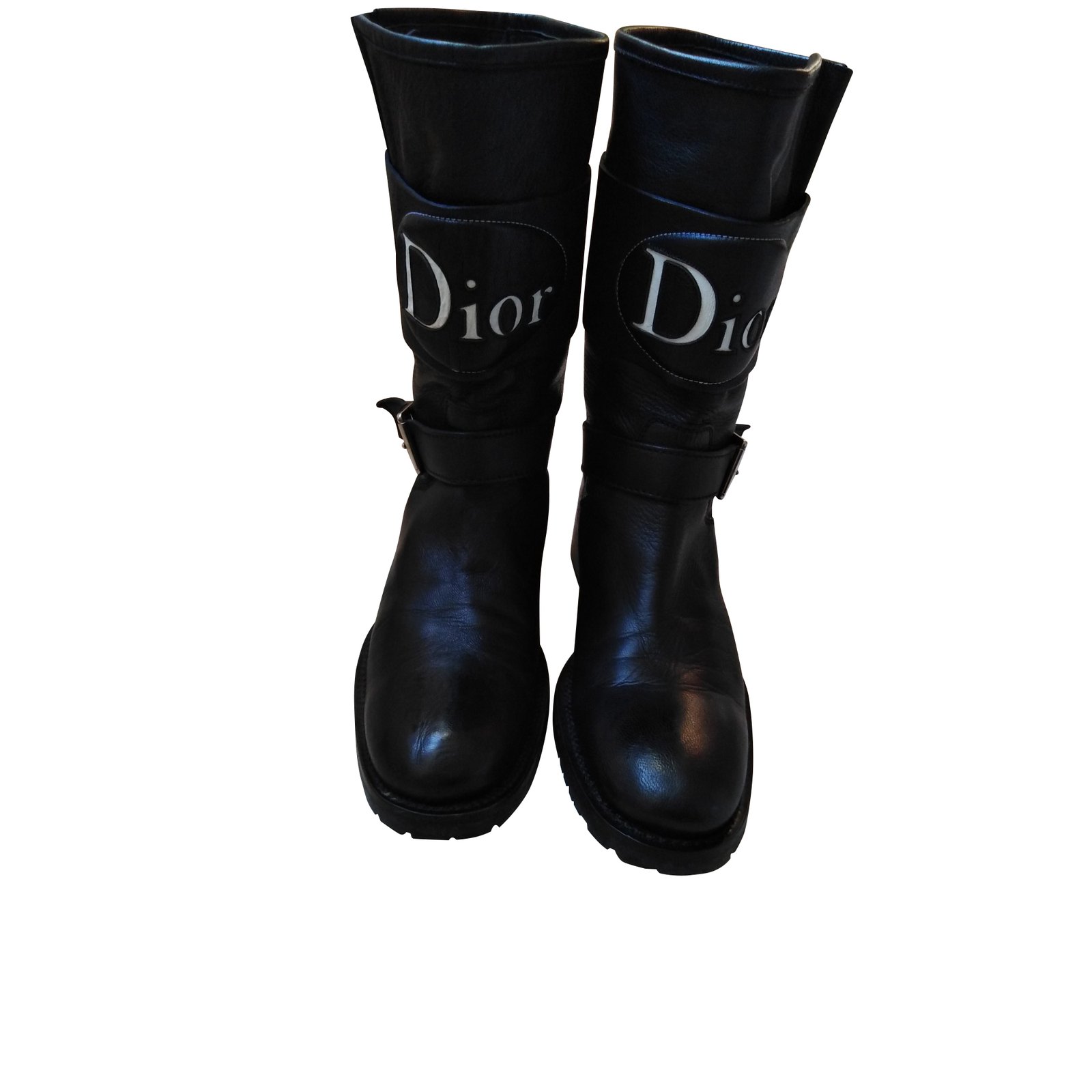 dior biker boots