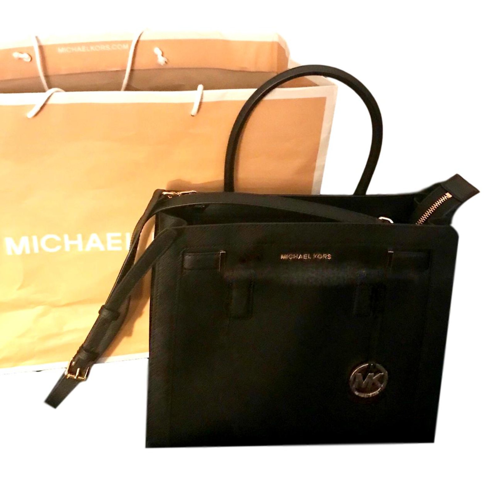 michael kors dillon Cuir Noir ref.104224 Joli Closet