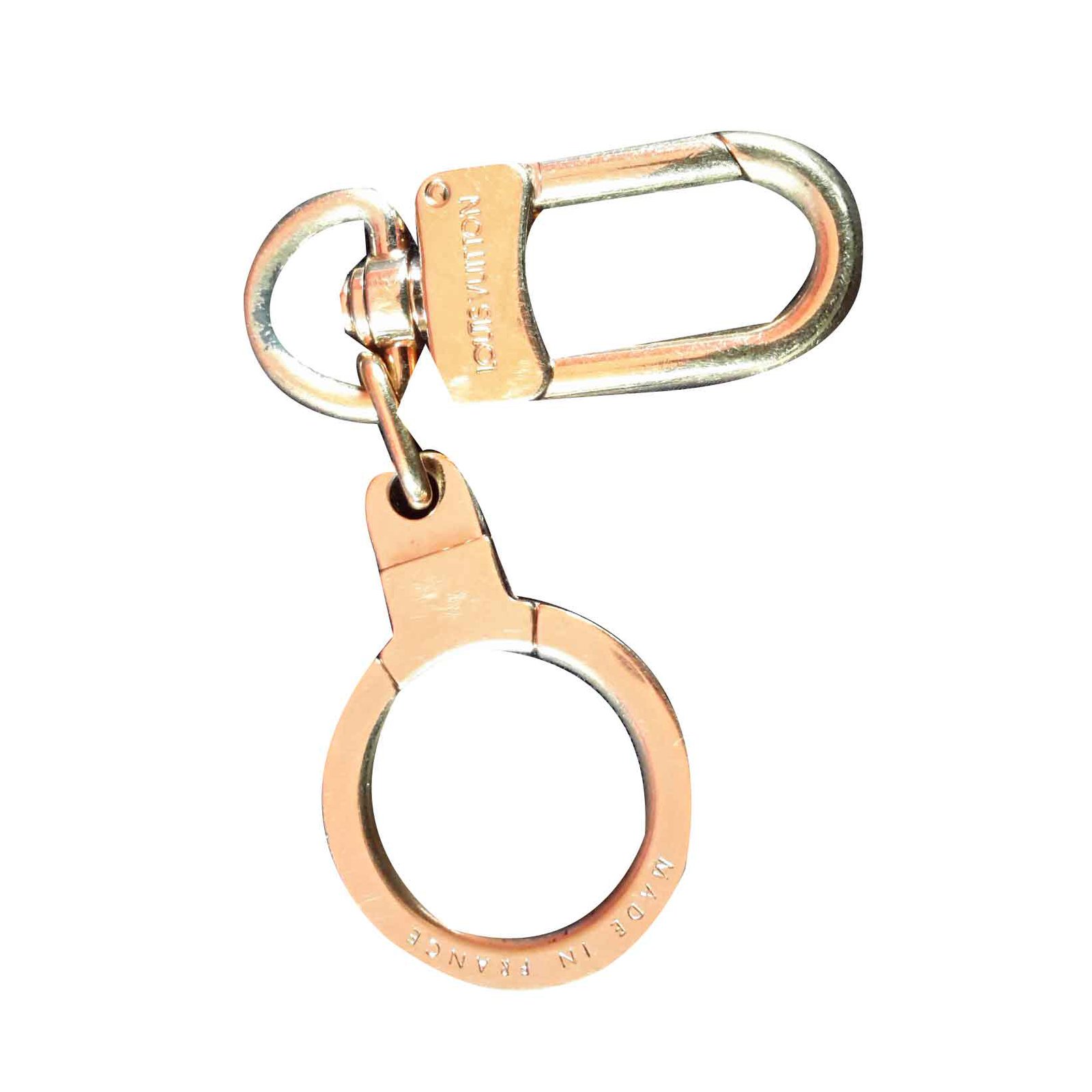 Louis Vuitton Key ring Purses, wallets, cases Metal Golden ref.104397 - Joli Closet