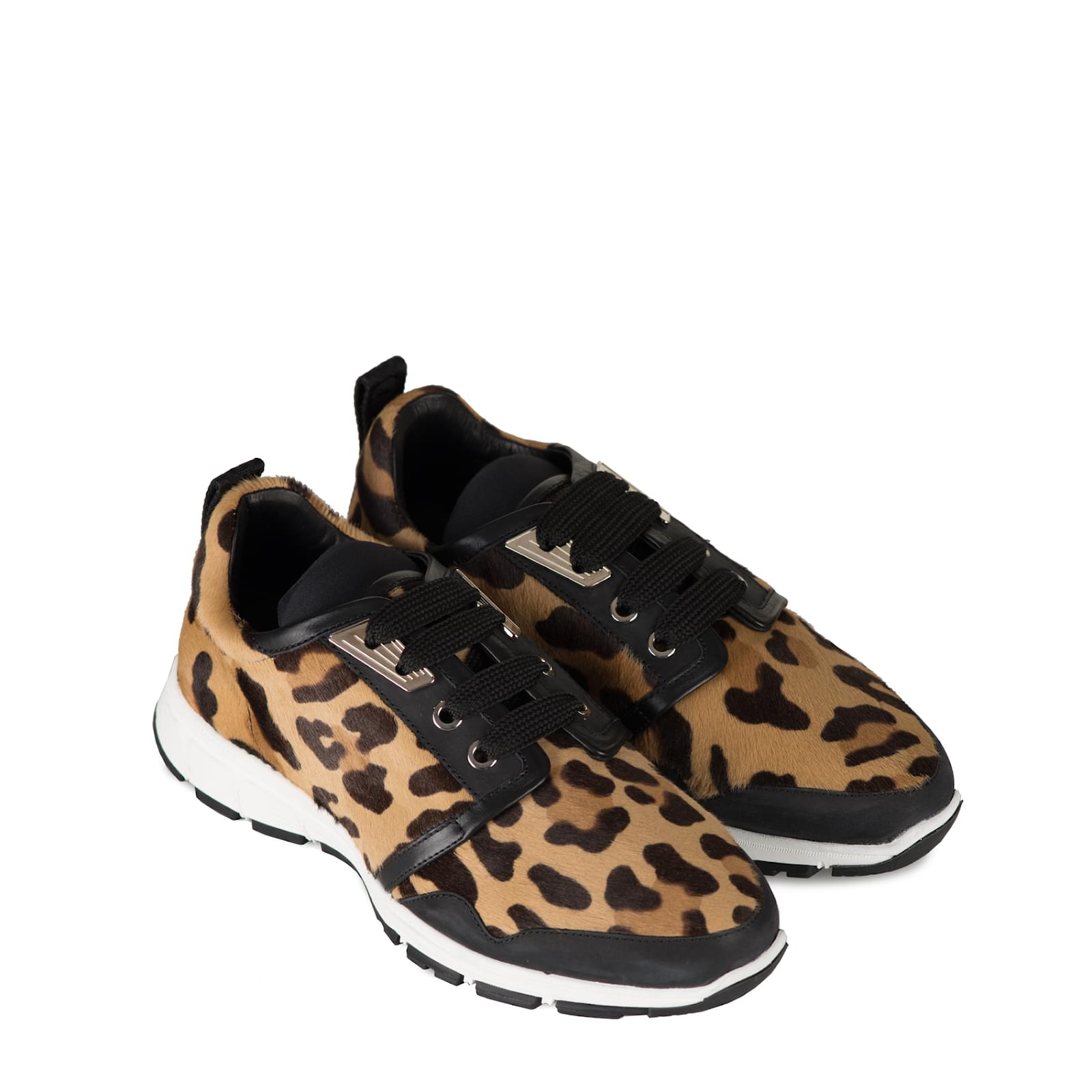 black designer womens trainers