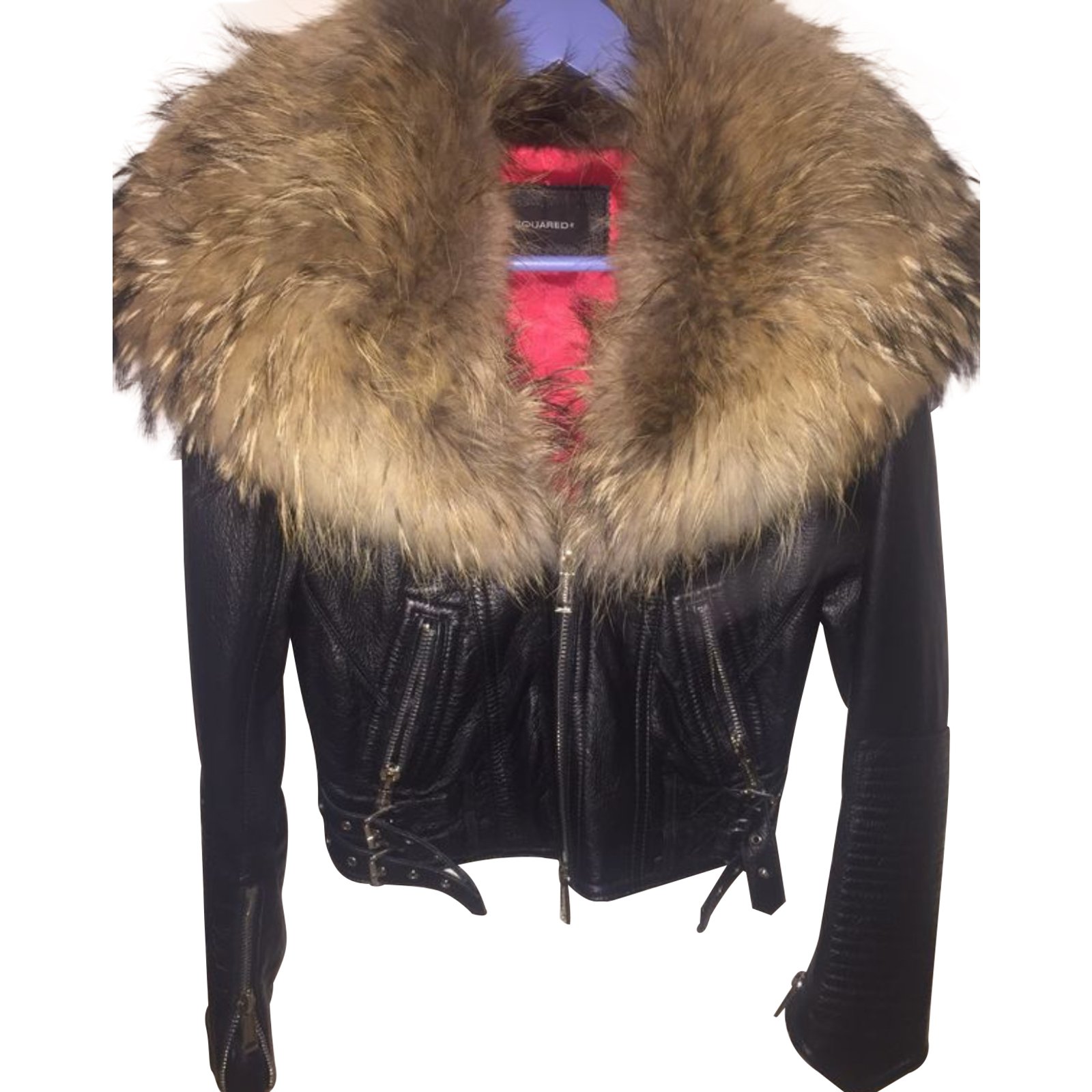dsquared2 jacket with fur
