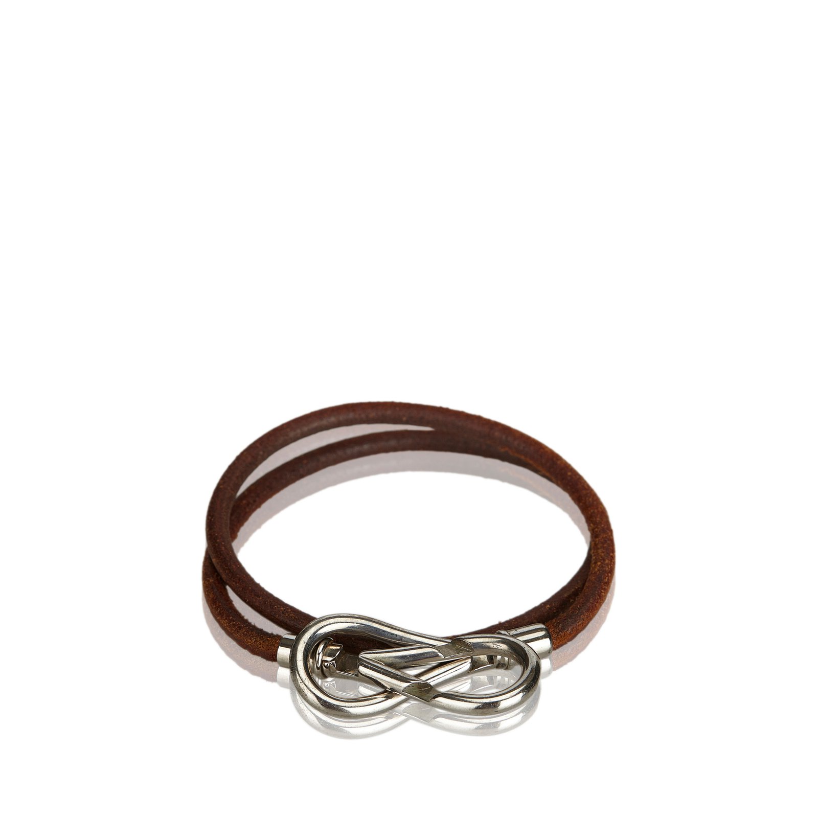Hermès Leather Infinity Bracelet 