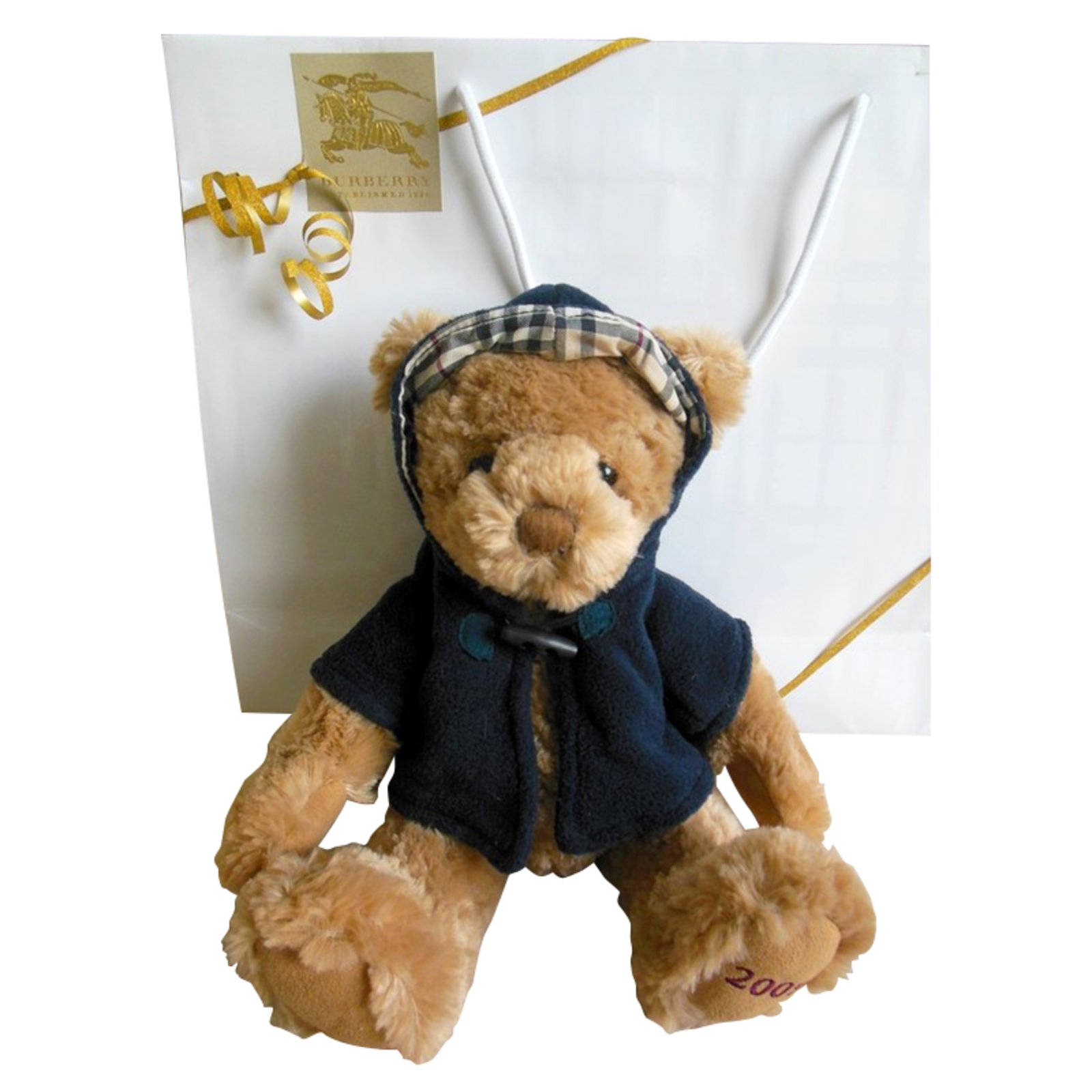 Teddy Bear BURBERRY Beige Polyester ref.99691 - Joli Closet