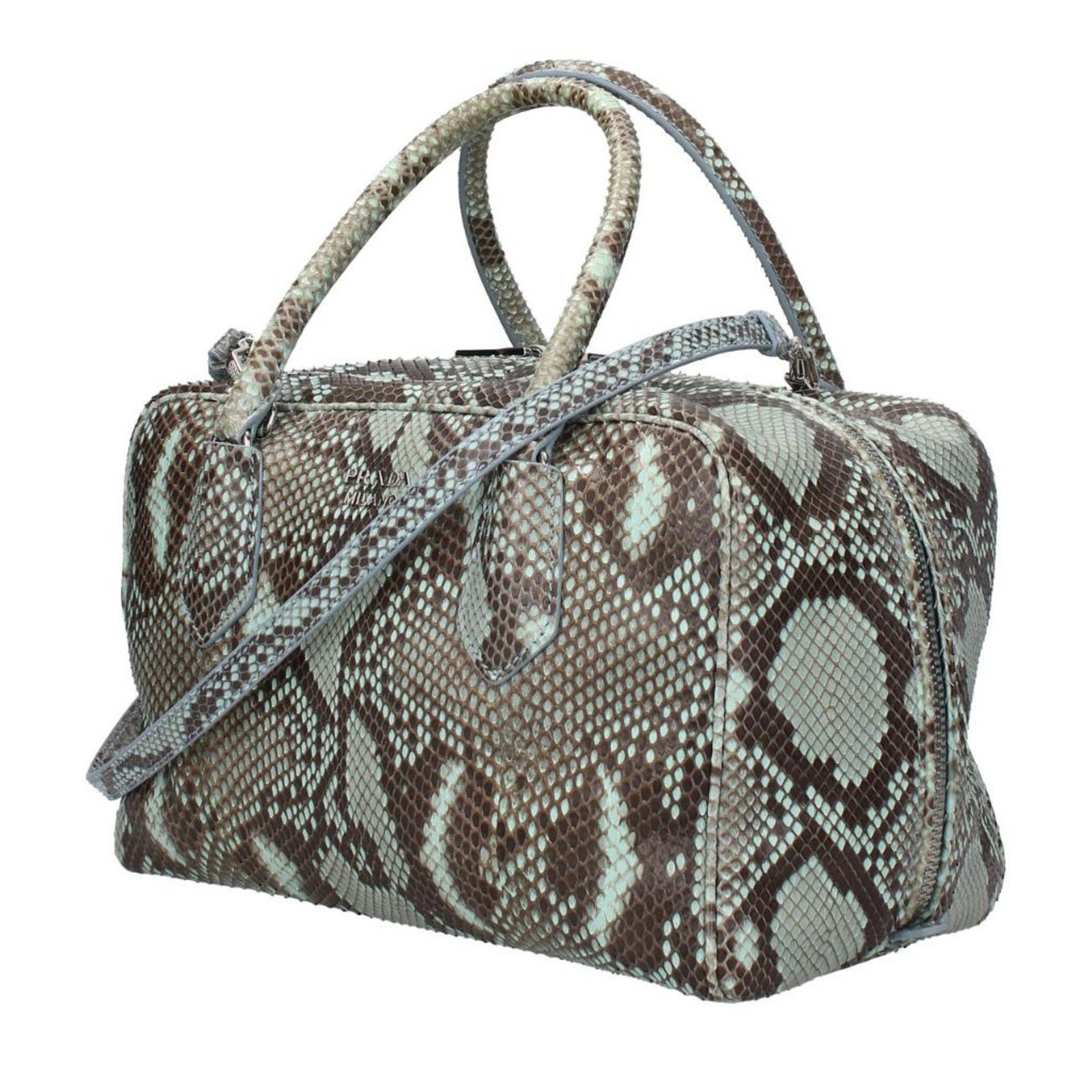 Prada snake leather bag Python ref.99983 - Joli Closet
